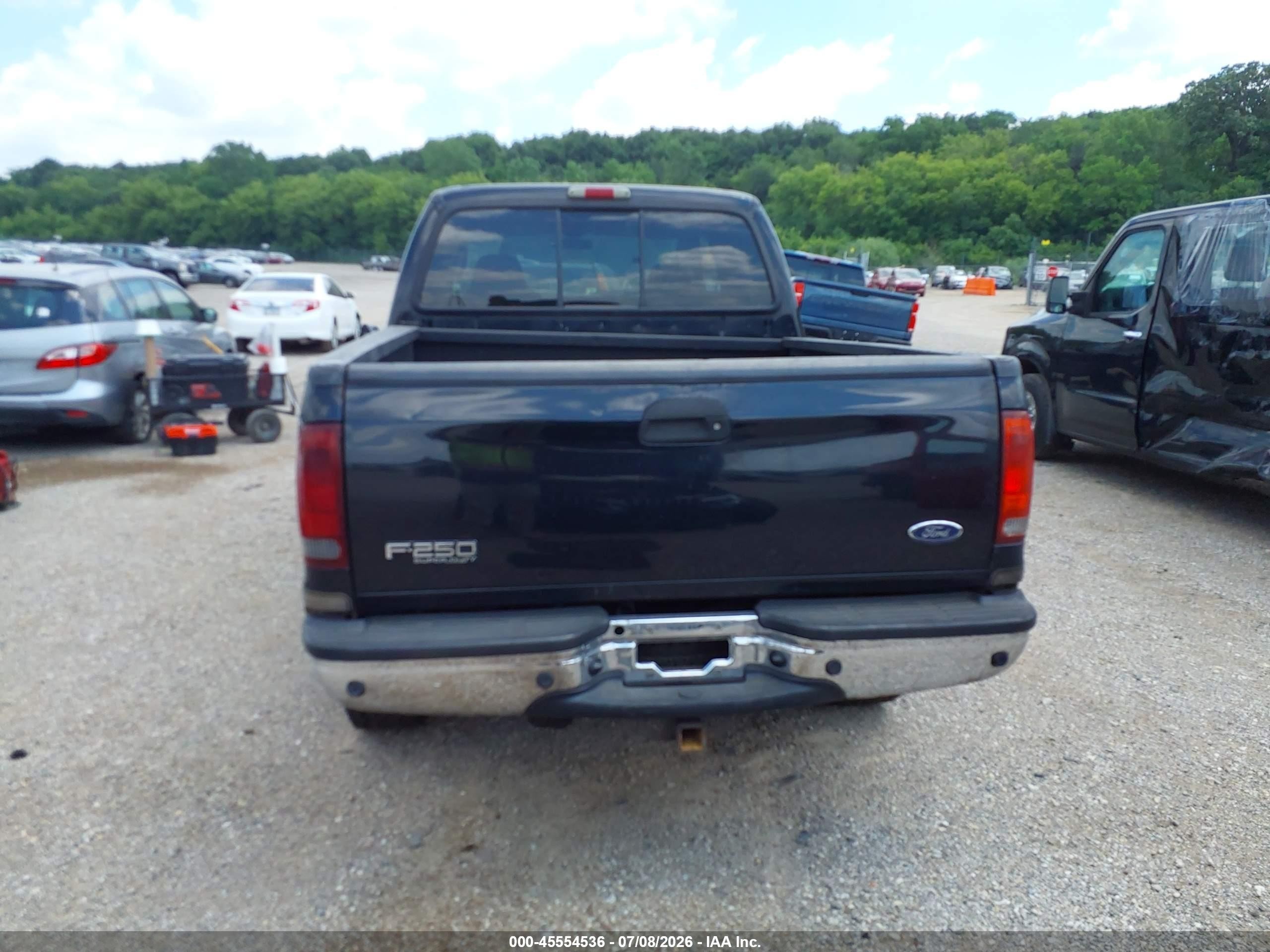 2003 Ford F-250 Lariat/xl/xlt Черный vin: 1FTNW21PX3ED18291