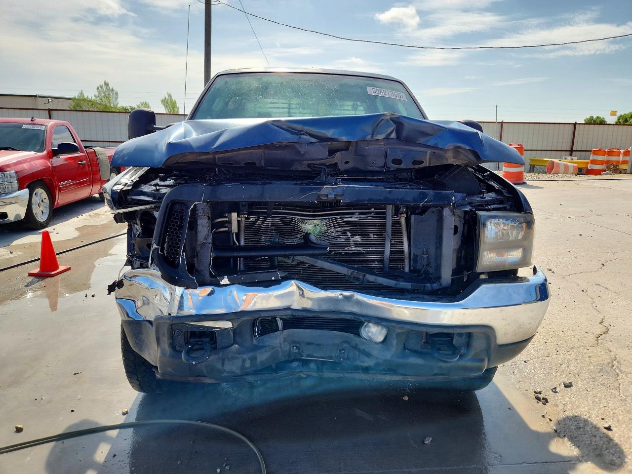 2004 Ford F250 Super Duty Blue vin: 1FTNW21PX4EA98393