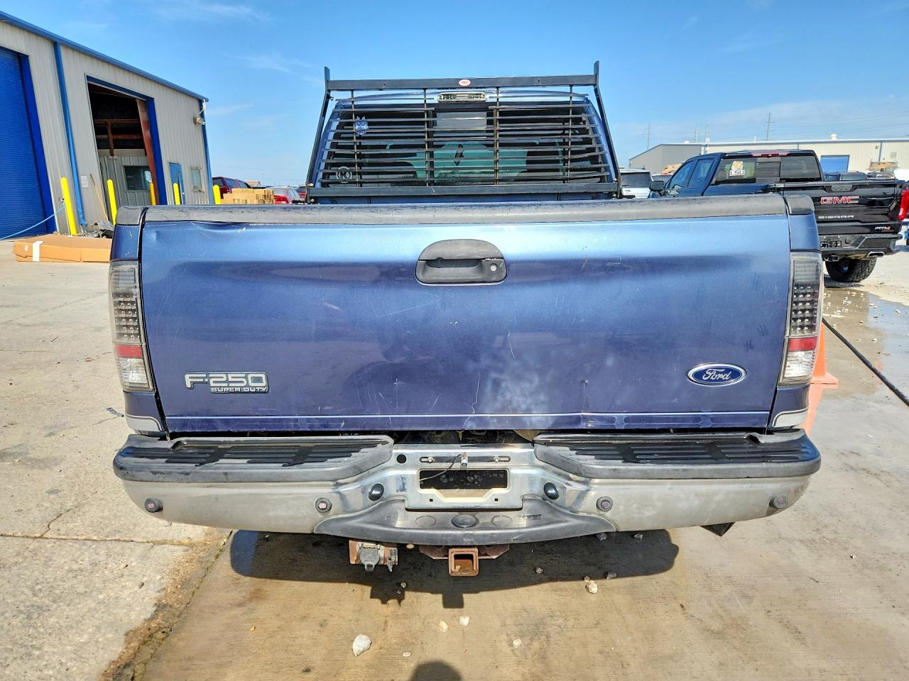 2004 Ford F250 Super Duty Blue vin: 1FTNW21PX4EA98393