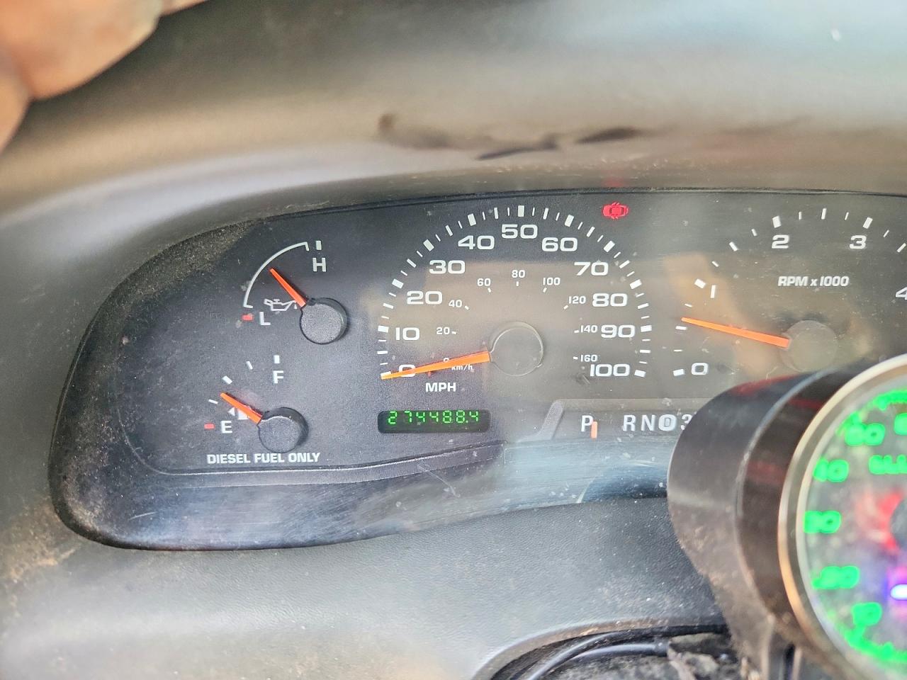 2004 Ford F250 Super Duty Blue vin: 1FTNW21PX4EA98393