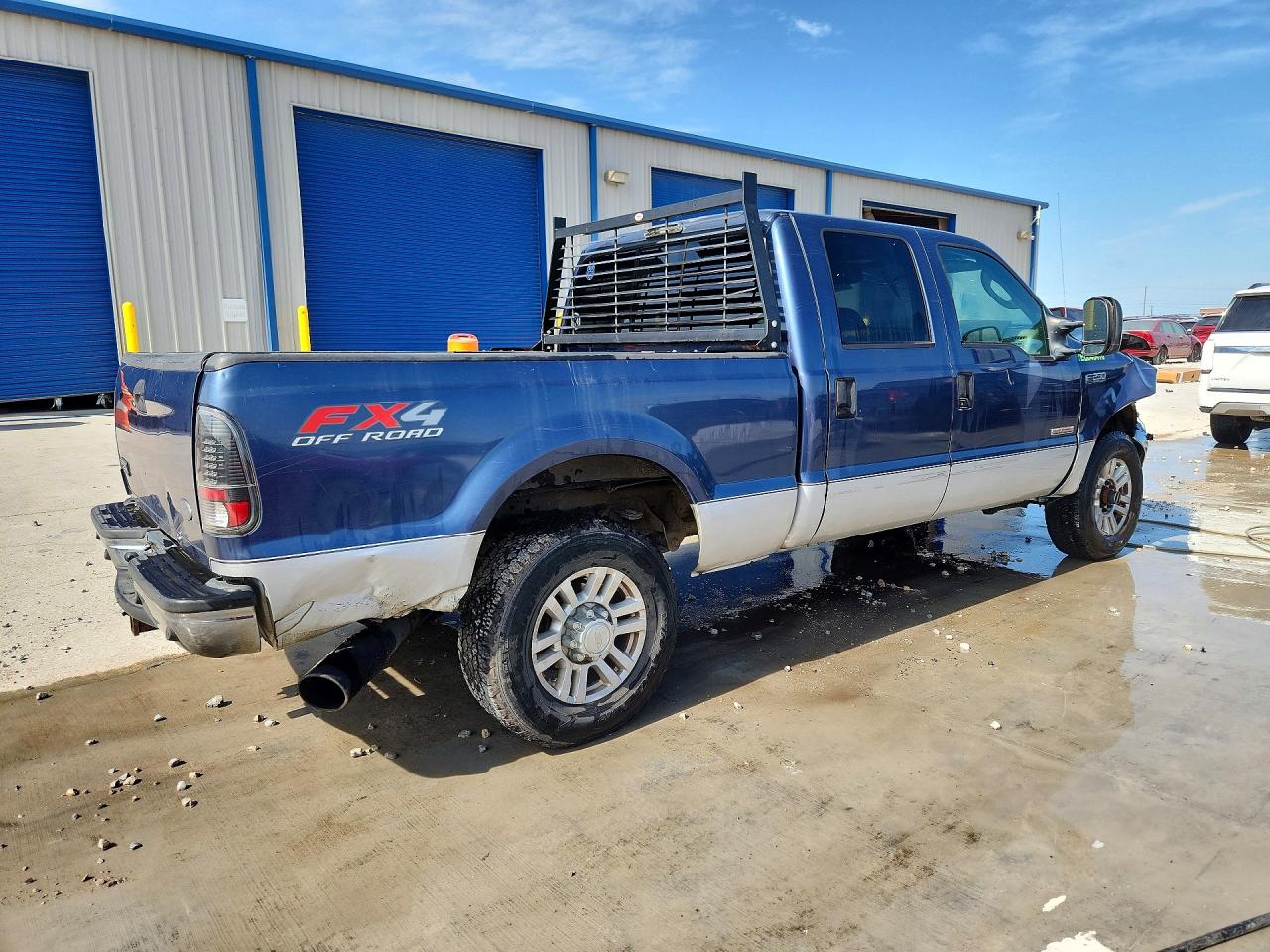 2004 Ford F250 Super Duty Blue vin: 1FTNW21PX4EA98393