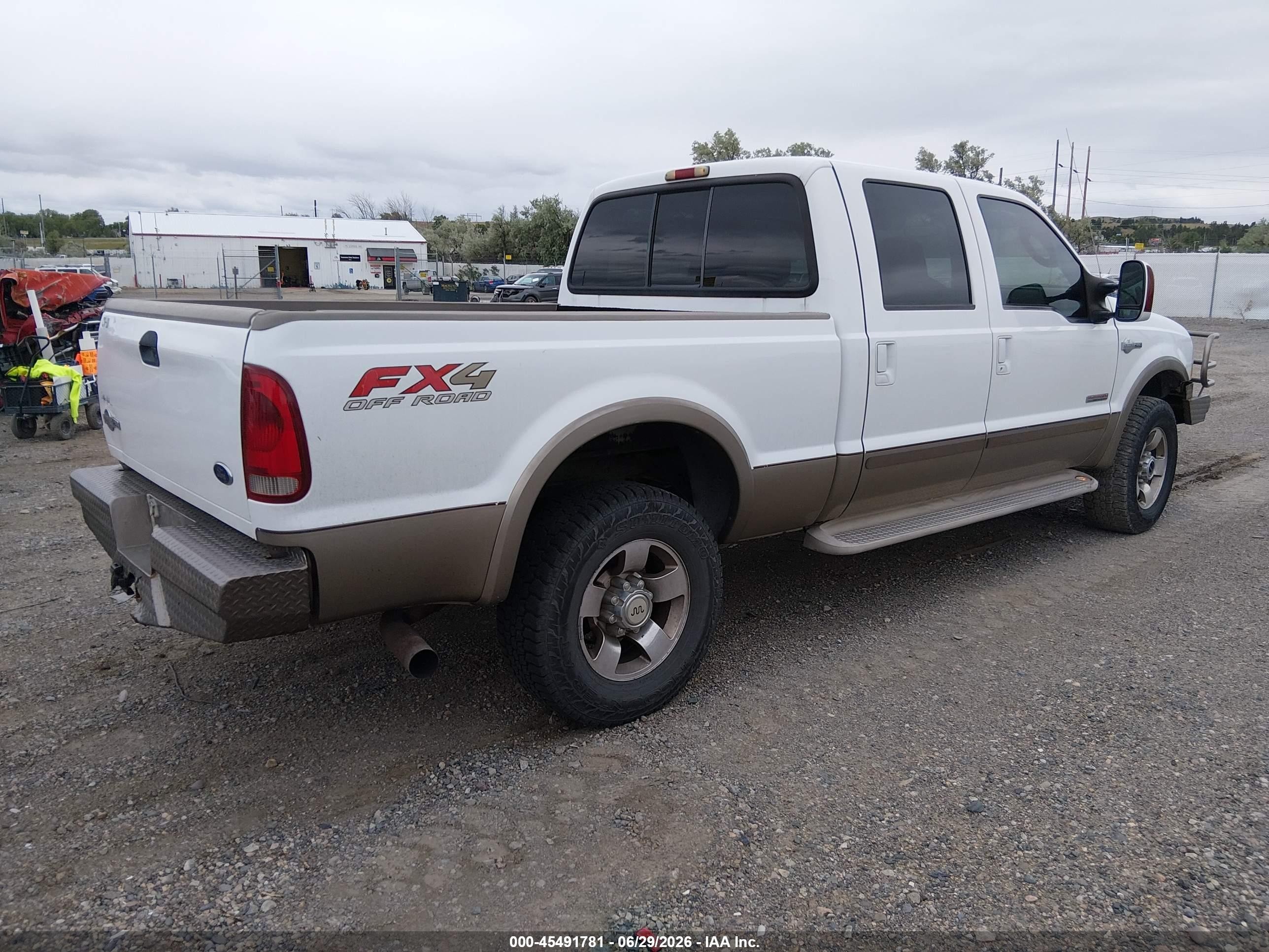 2004 Ford F-250 Lariat/xl/xlt White vin: 1FTNW21PX4EC43576