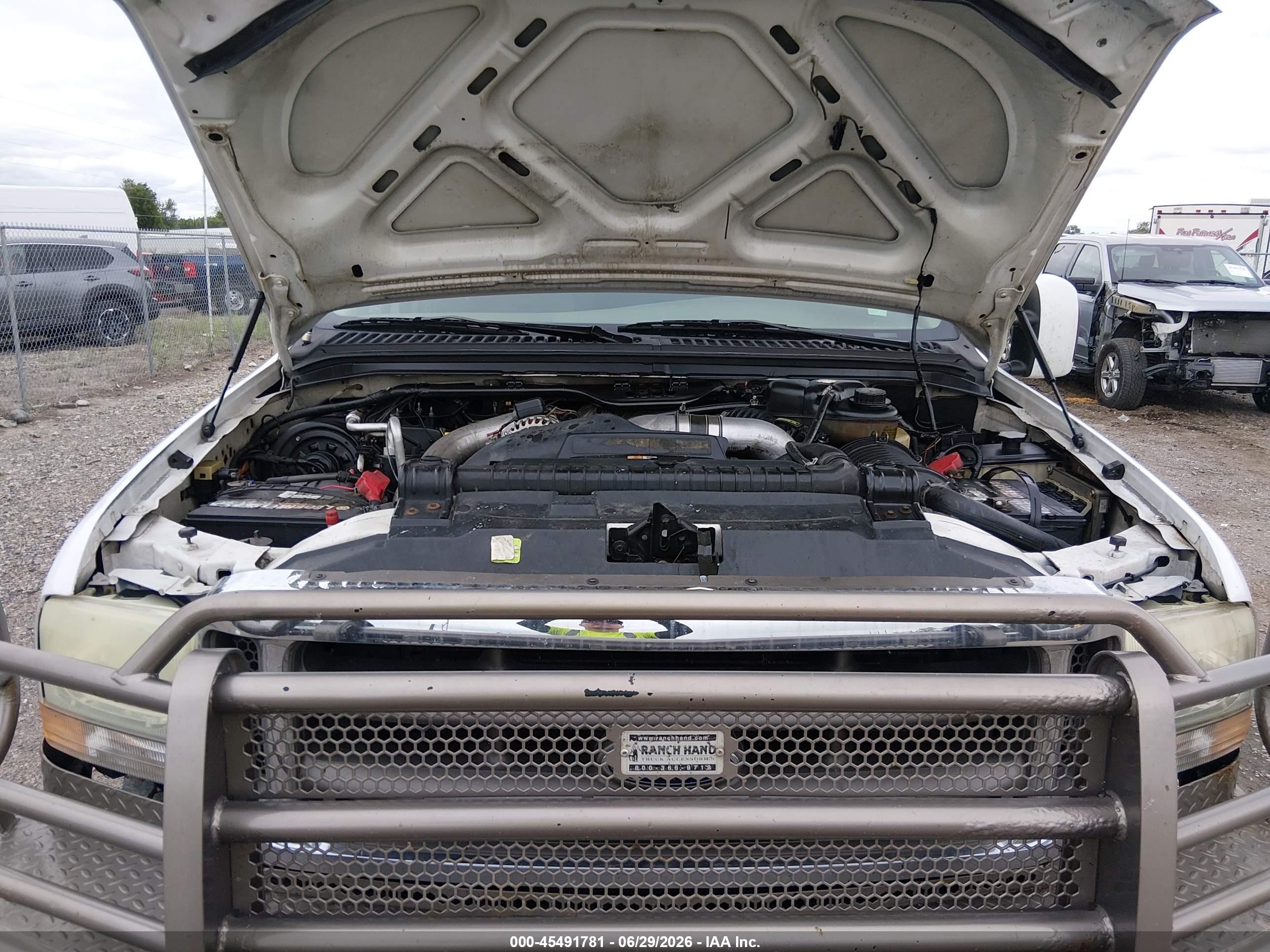 2004 Ford F-250 Lariat/xl/xlt White vin: 1FTNW21PX4EC43576
