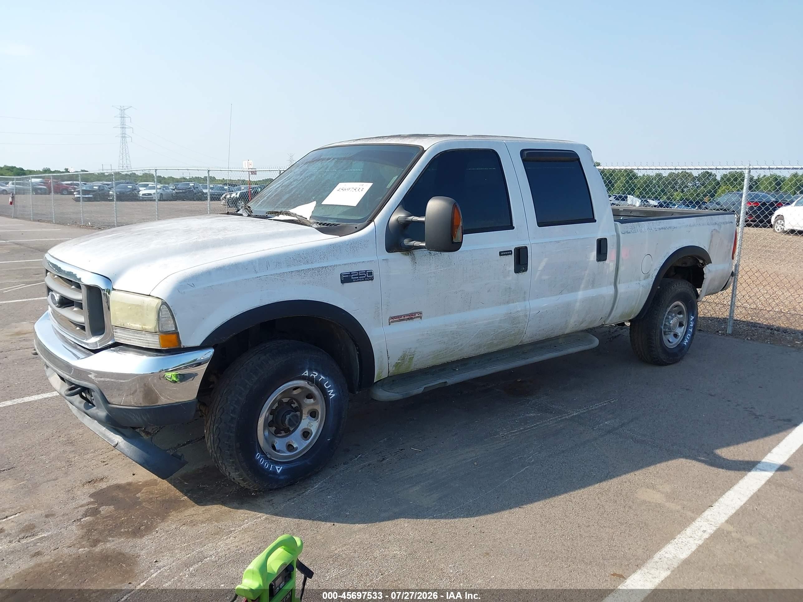 2004 Ford F-250 Lariat/xl/xlt White vin: 1FTNW21PX4EC48664