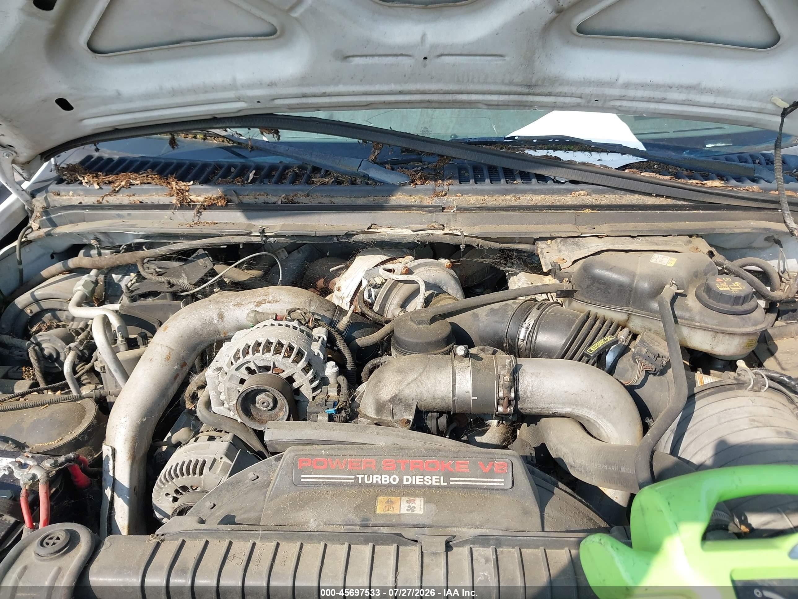 2004 Ford F-250 Lariat/xl/xlt White vin: 1FTNW21PX4EC48664