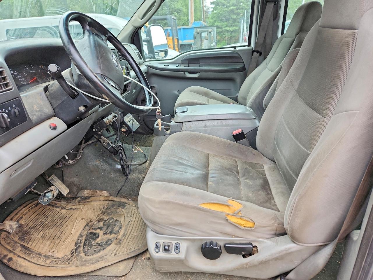 2004 Ford F250 Super Duty White vin: 1FTNW21PX4EC82720