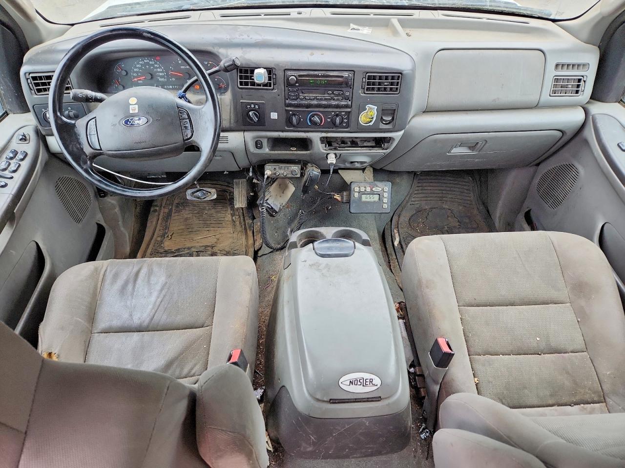 2004 Ford F250 Super Duty White vin: 1FTNW21PX4EC82720