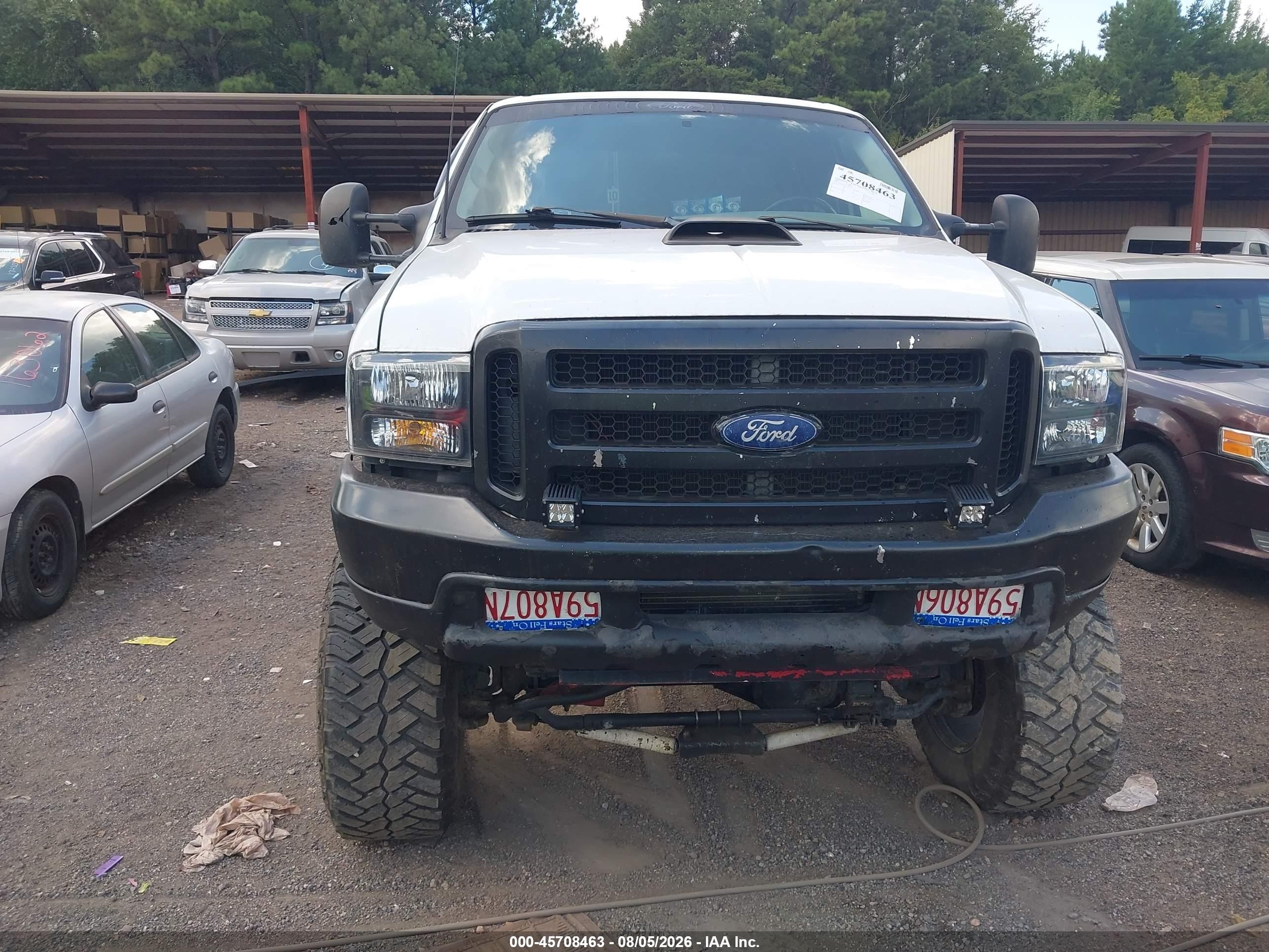 2001 Ford F-250 Lariat/xl/xlt White vin: 1FTNW21S11EB62613
