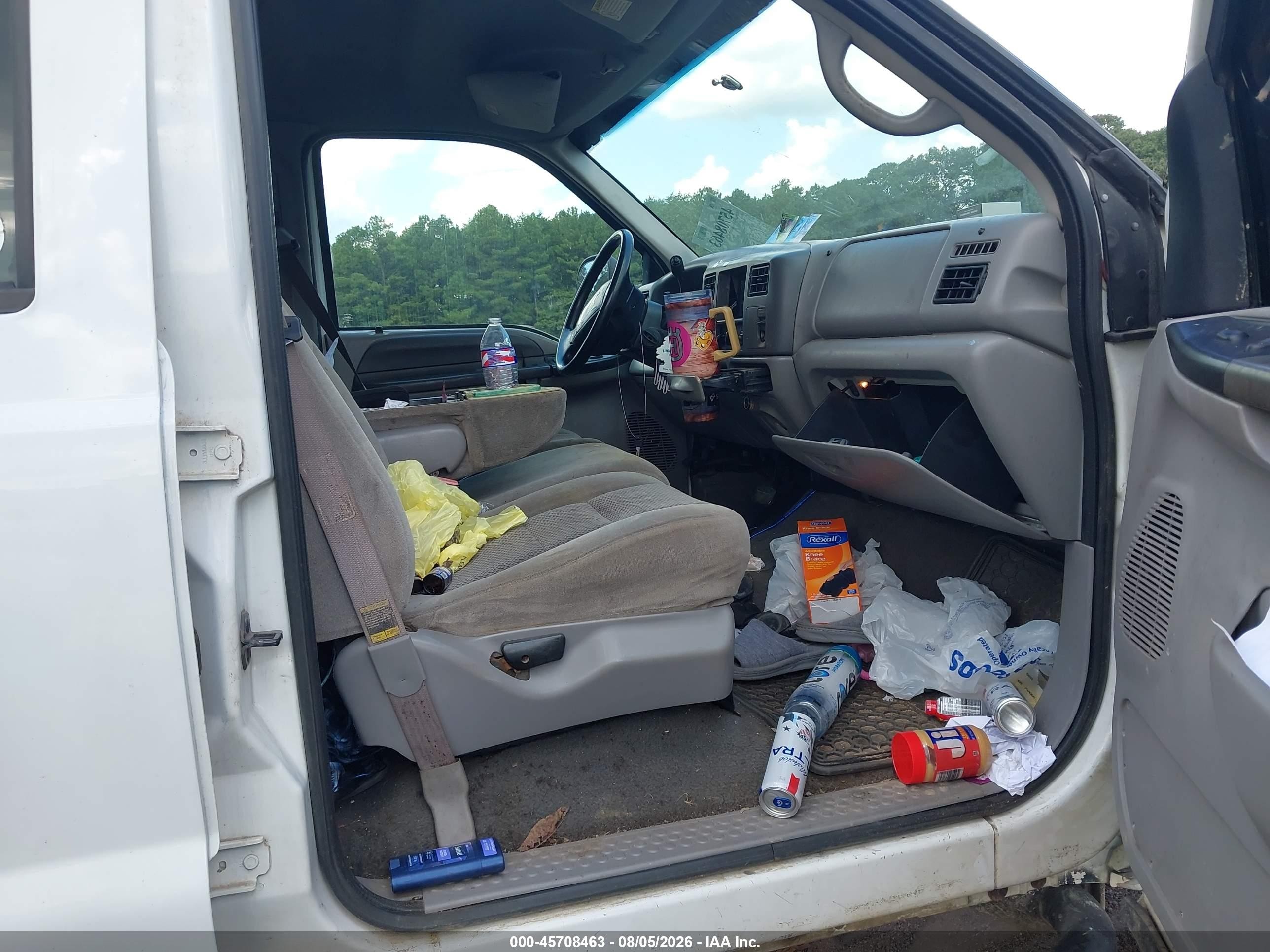 2001 Ford F-250 Lariat/xl/xlt White vin: 1FTNW21S11EB62613