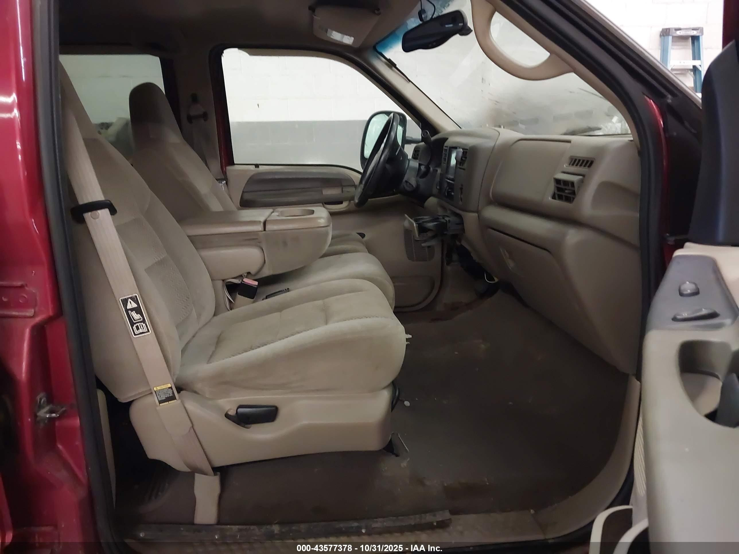 2001 Ford F-250 Lariat/xl/xlt Красный vin: 1FTNW21S21EA95584