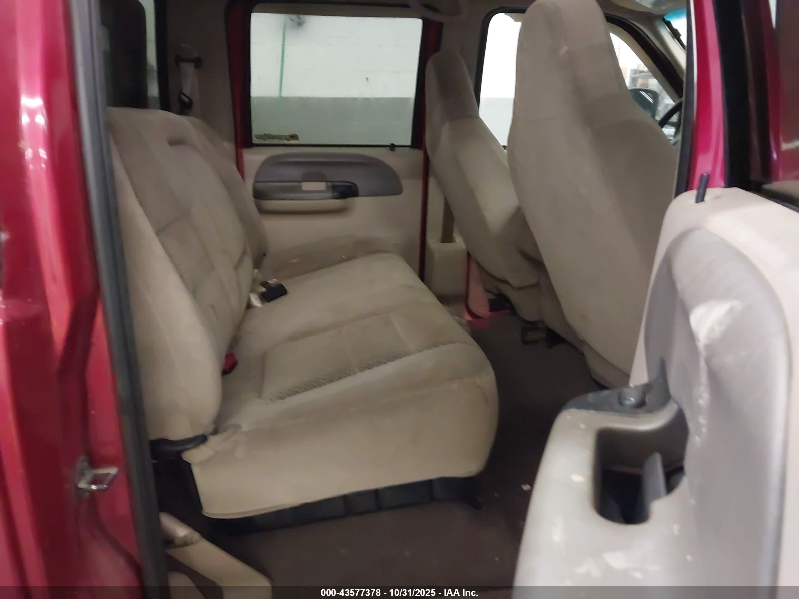 2001 Ford F-250 Lariat/xl/xlt Красный vin: 1FTNW21S21EA95584