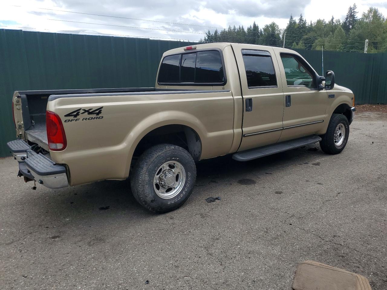 2000 Ford F250 Super Duty Tan vin: 1FTNW21S2YEE03802