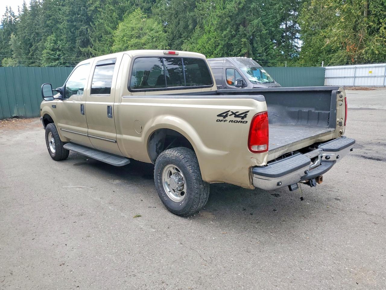 2000 Ford F250 Super Duty Tan vin: 1FTNW21S2YEE03802