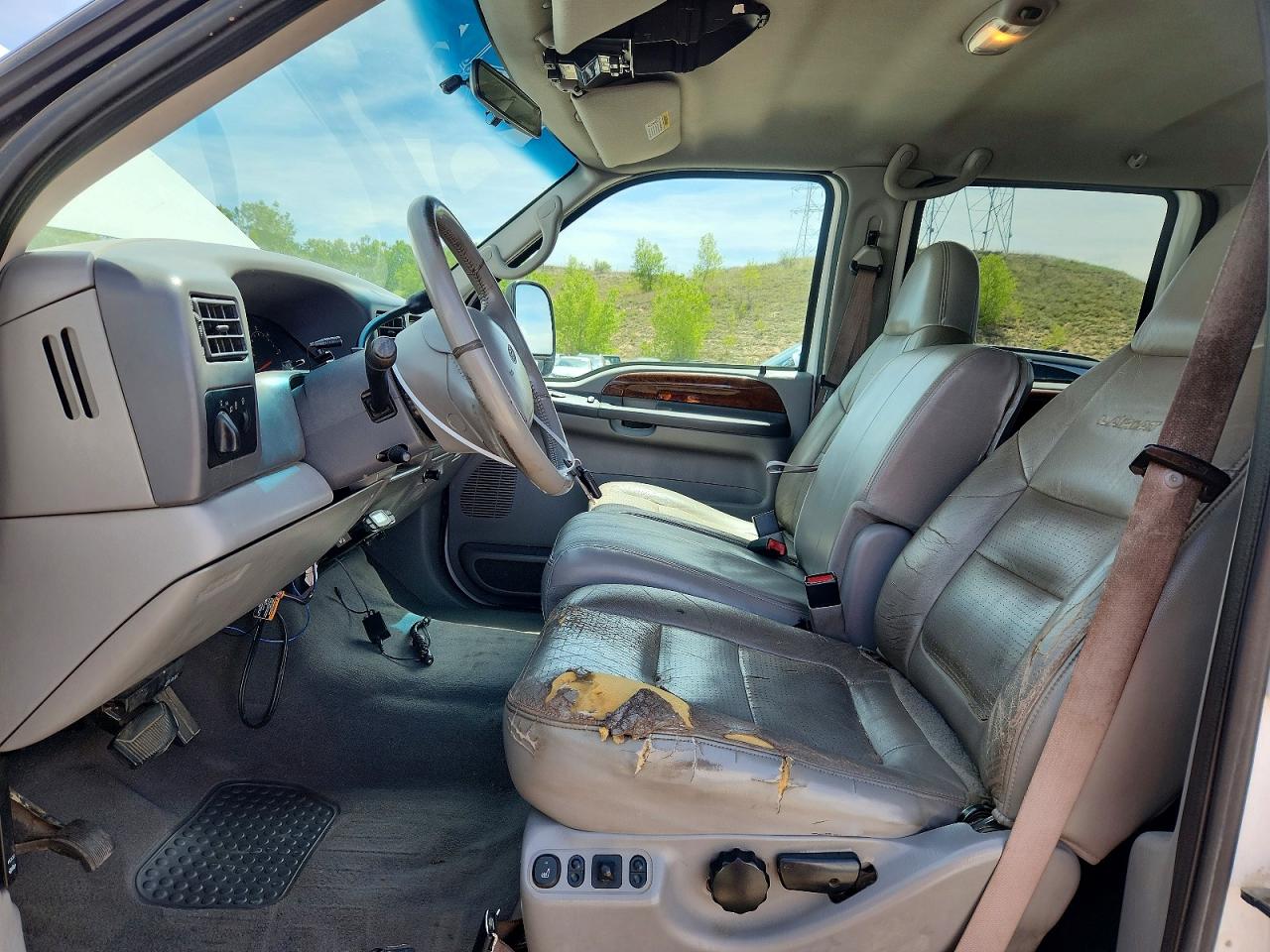 2001 Ford F250 Super Duty White vin: 1FTNW21S31ED86496