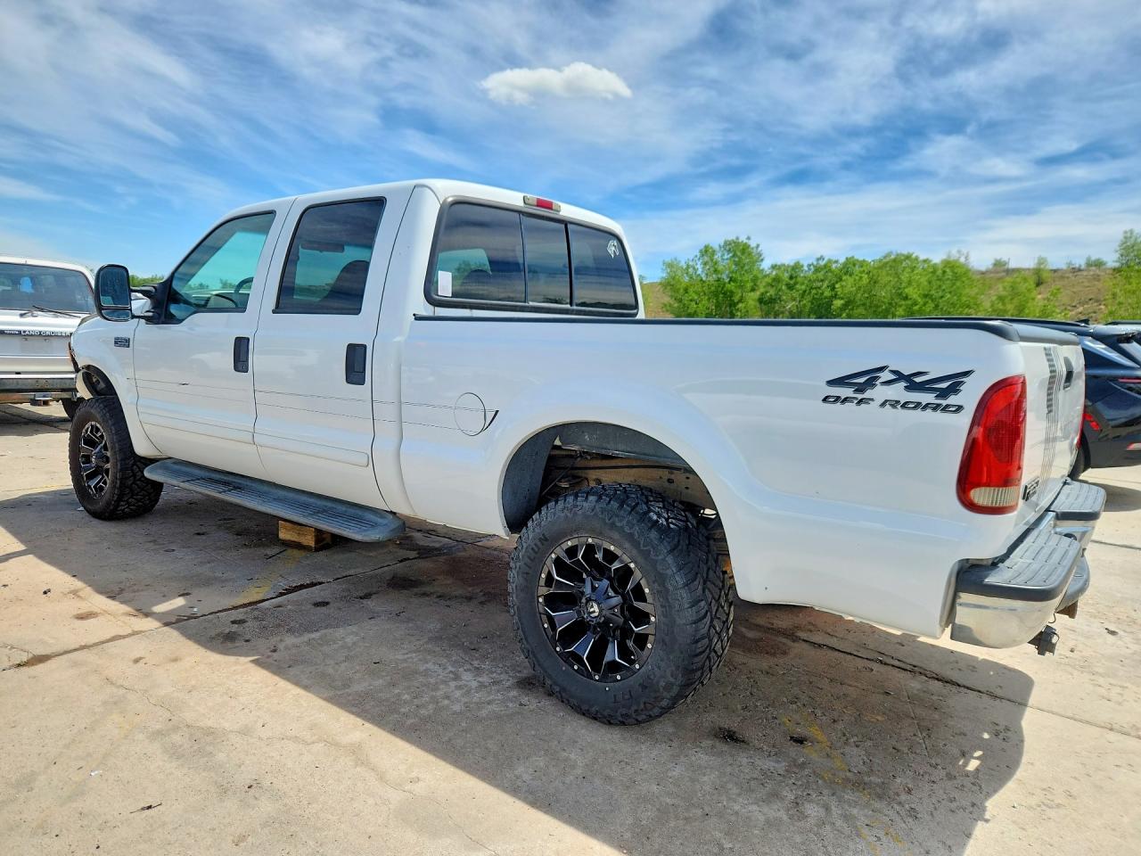 2001 Ford F250 Super Duty White vin: 1FTNW21S31ED86496