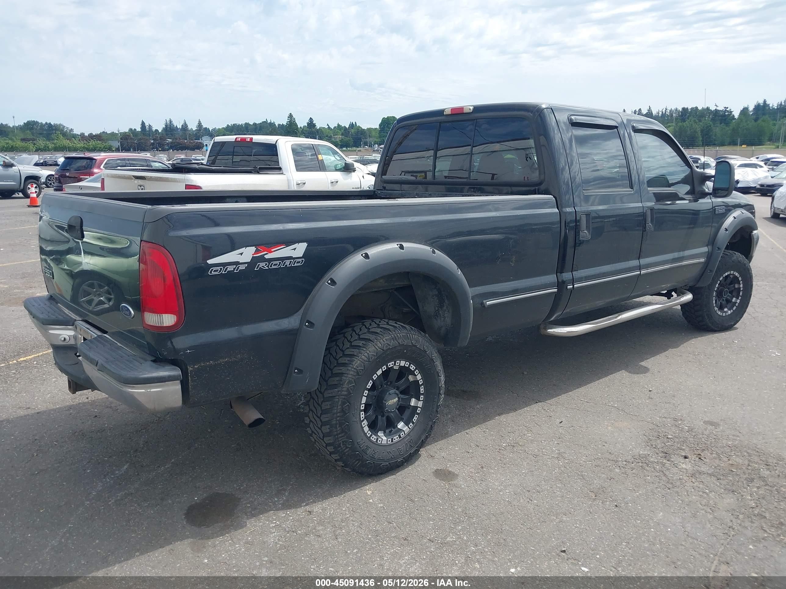 1999 Ford F-250 Lariat/xl/xlt Black vin: 1FTNW21S3XEB24874