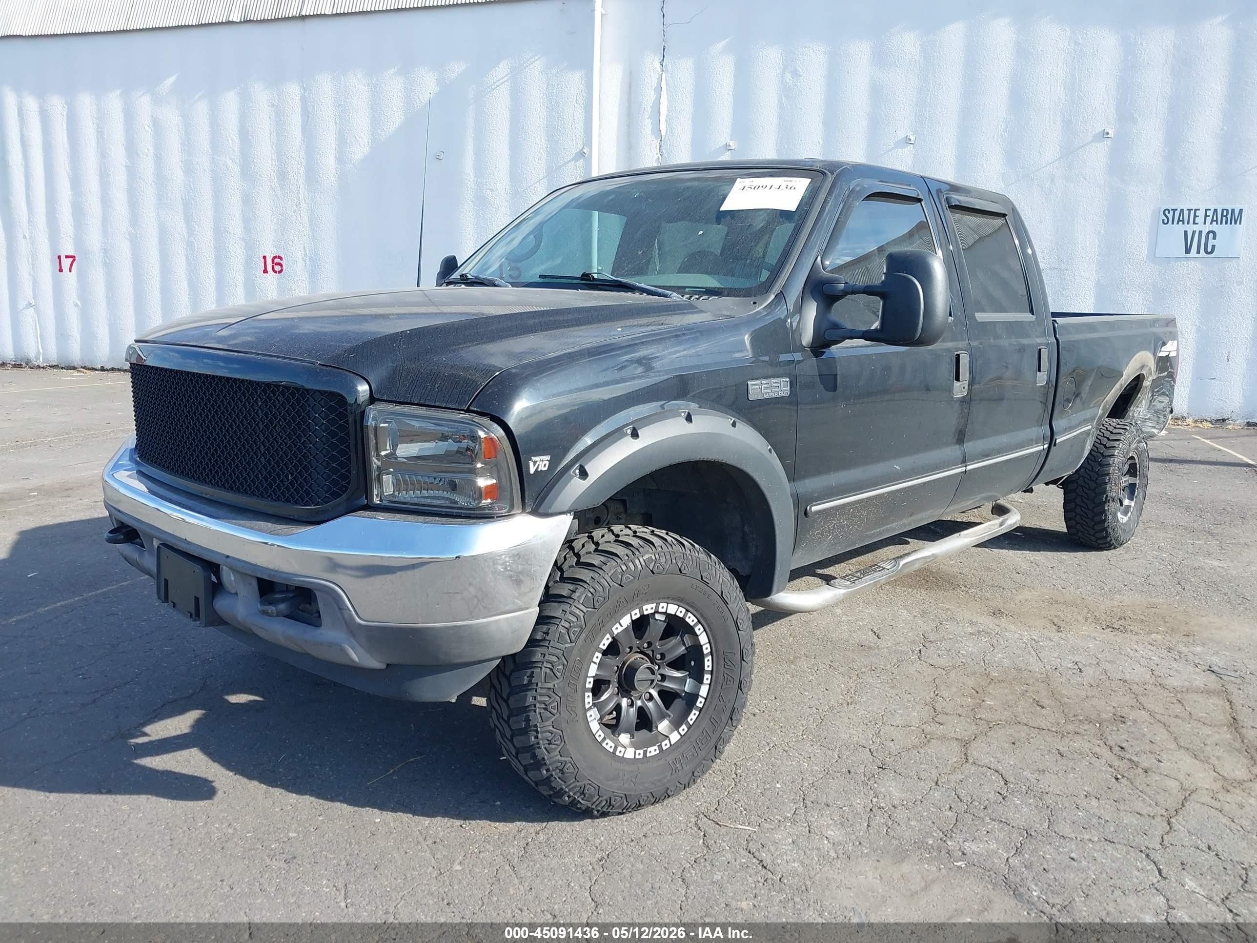 1999 Ford F-250 Lariat/xl/xlt Black vin: 1FTNW21S3XEB24874