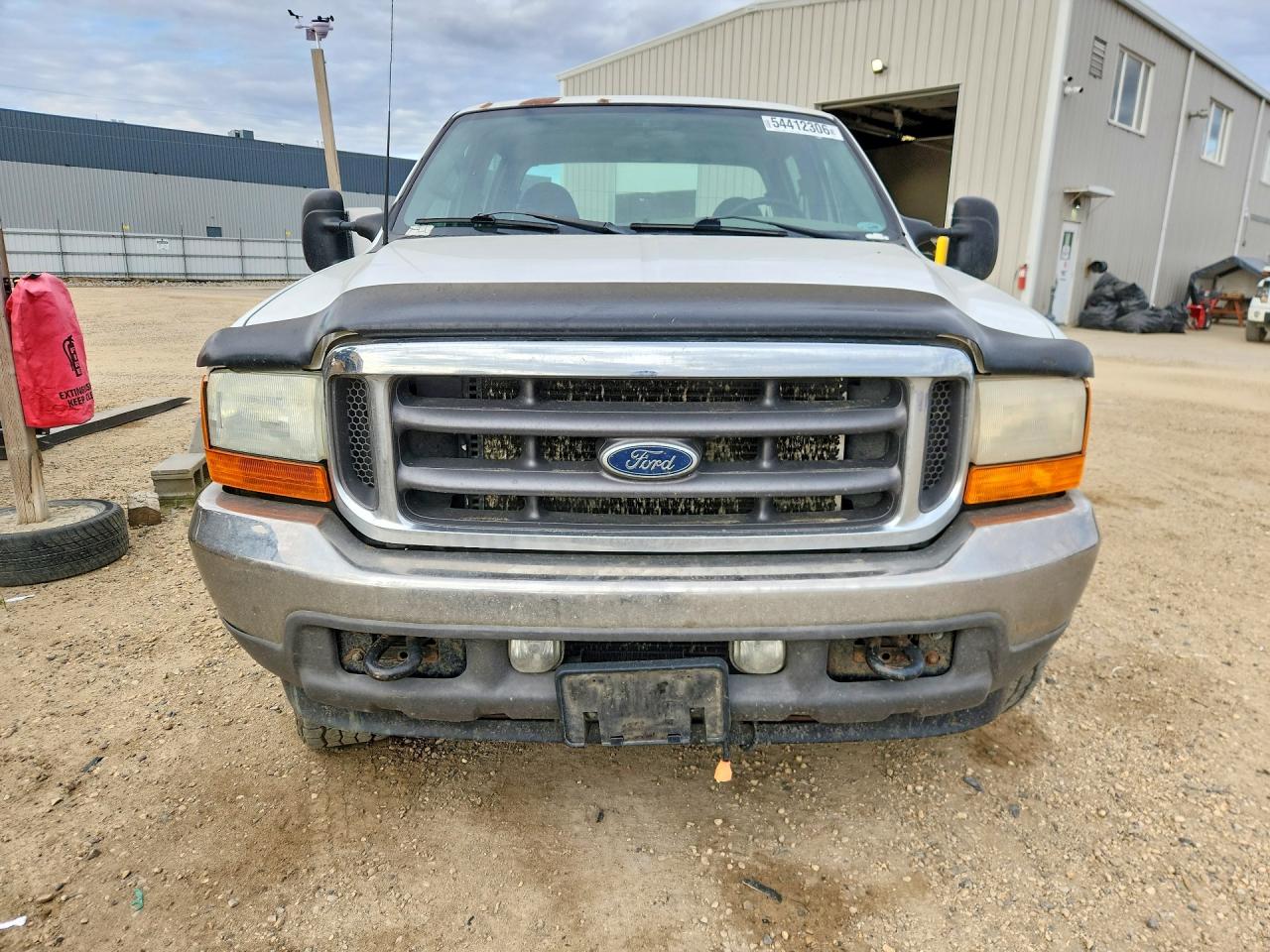 2001 Ford F250 Super Duty White vin: 1FTNW21S41EB33669