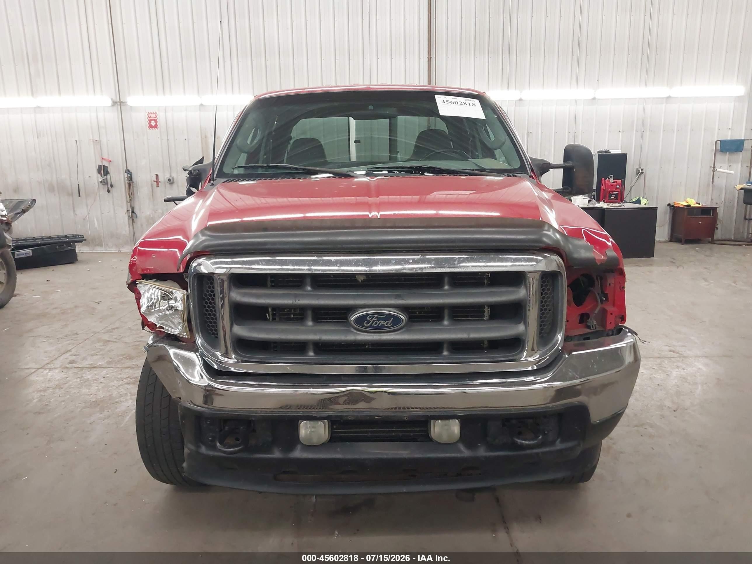 2003 Ford F-250 Lariat/xl/xlt Красный vin: 1FTNW21S43EC68444
