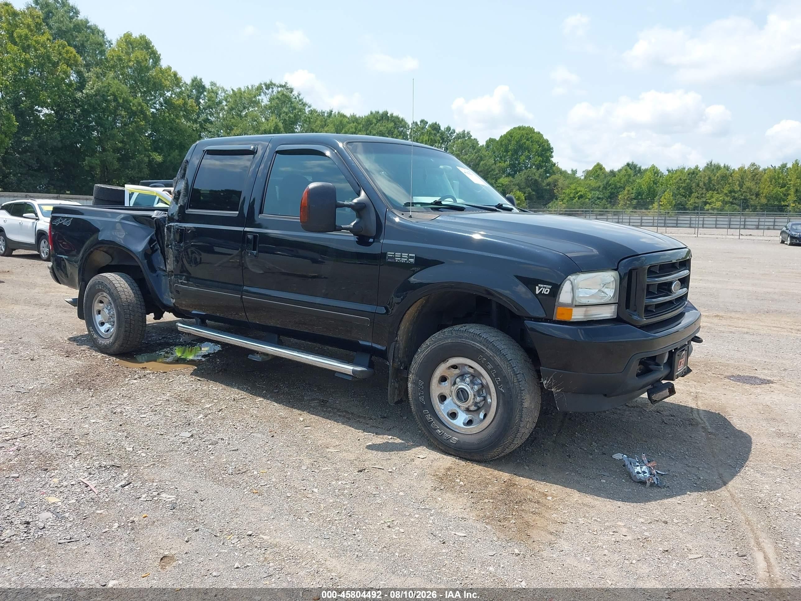 2004 Ford F-250 Lariat/xl/xlt Черный vin: 1FTNW21S64EC82315