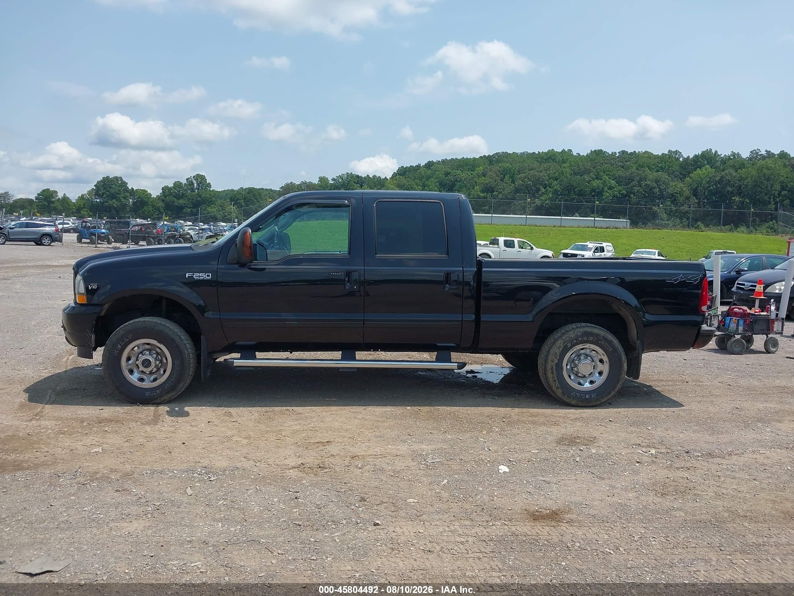 2004 Ford F-250 Lariat/xl/xlt Черный vin: 1FTNW21S64EC82315