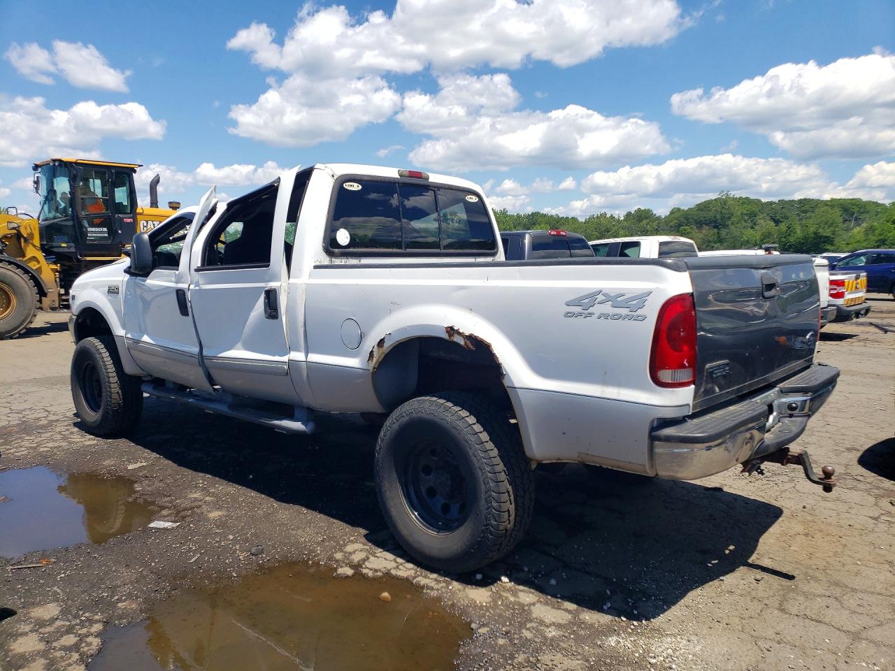 2002 Ford F250 Super Duty White vin: 1FTNW21S72EC71367