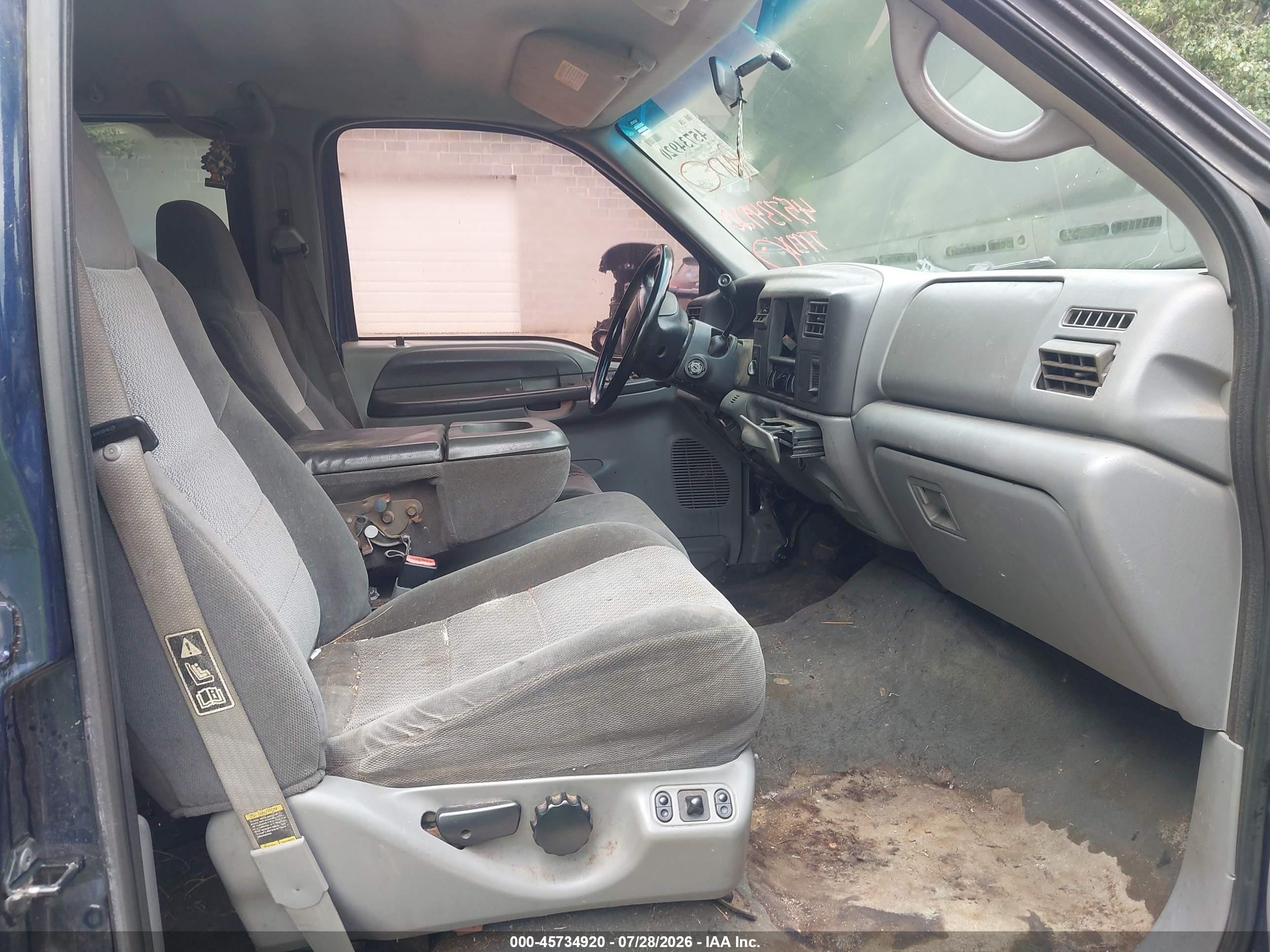 2002 Ford F-250 Lariat/xl/xlt Navy vin: 1FTNW21S82EC30908