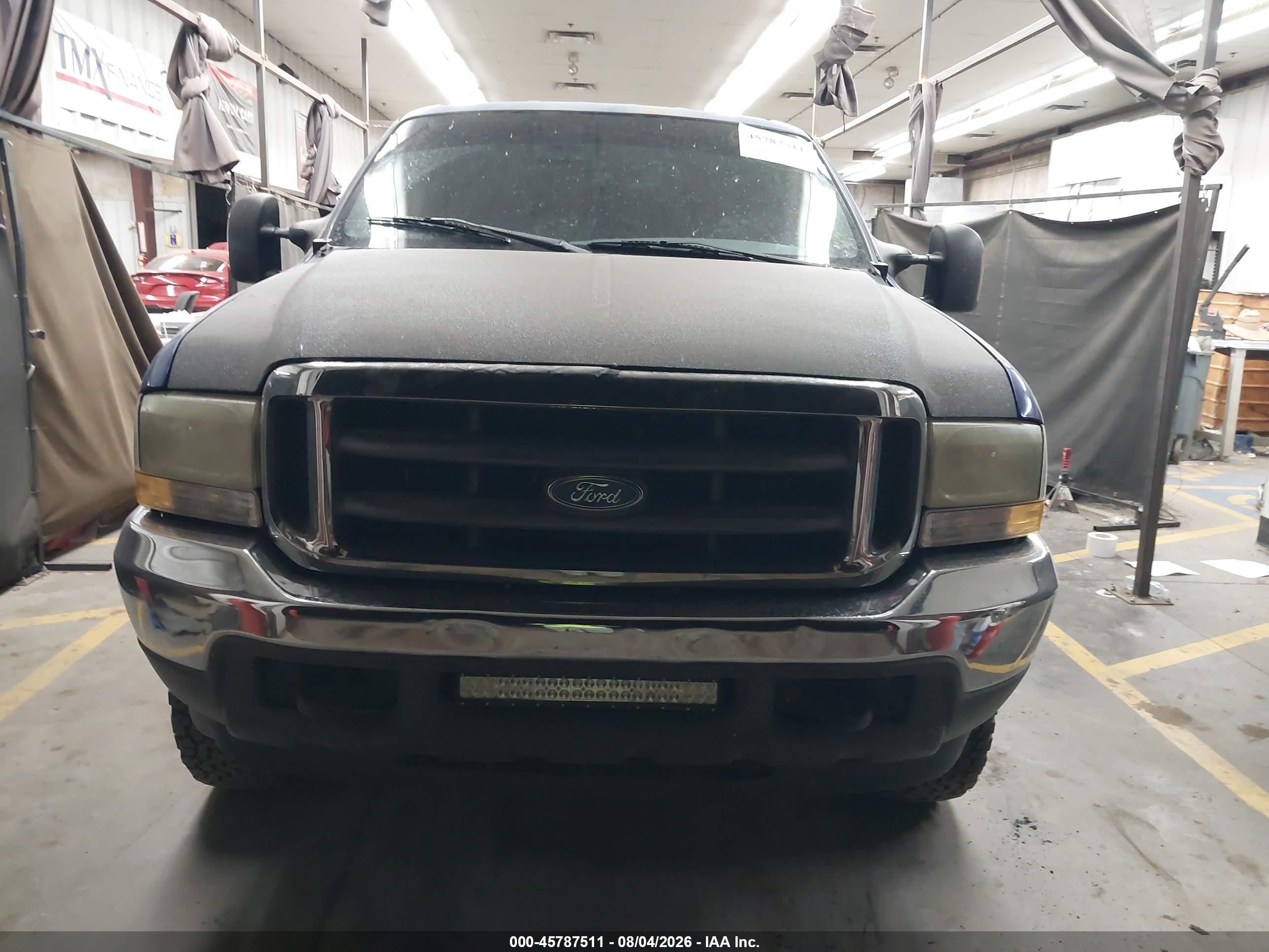 2003 Ford F-250 Lariat/xl/xlt Blue vin: 1FTNW21S93EC90844