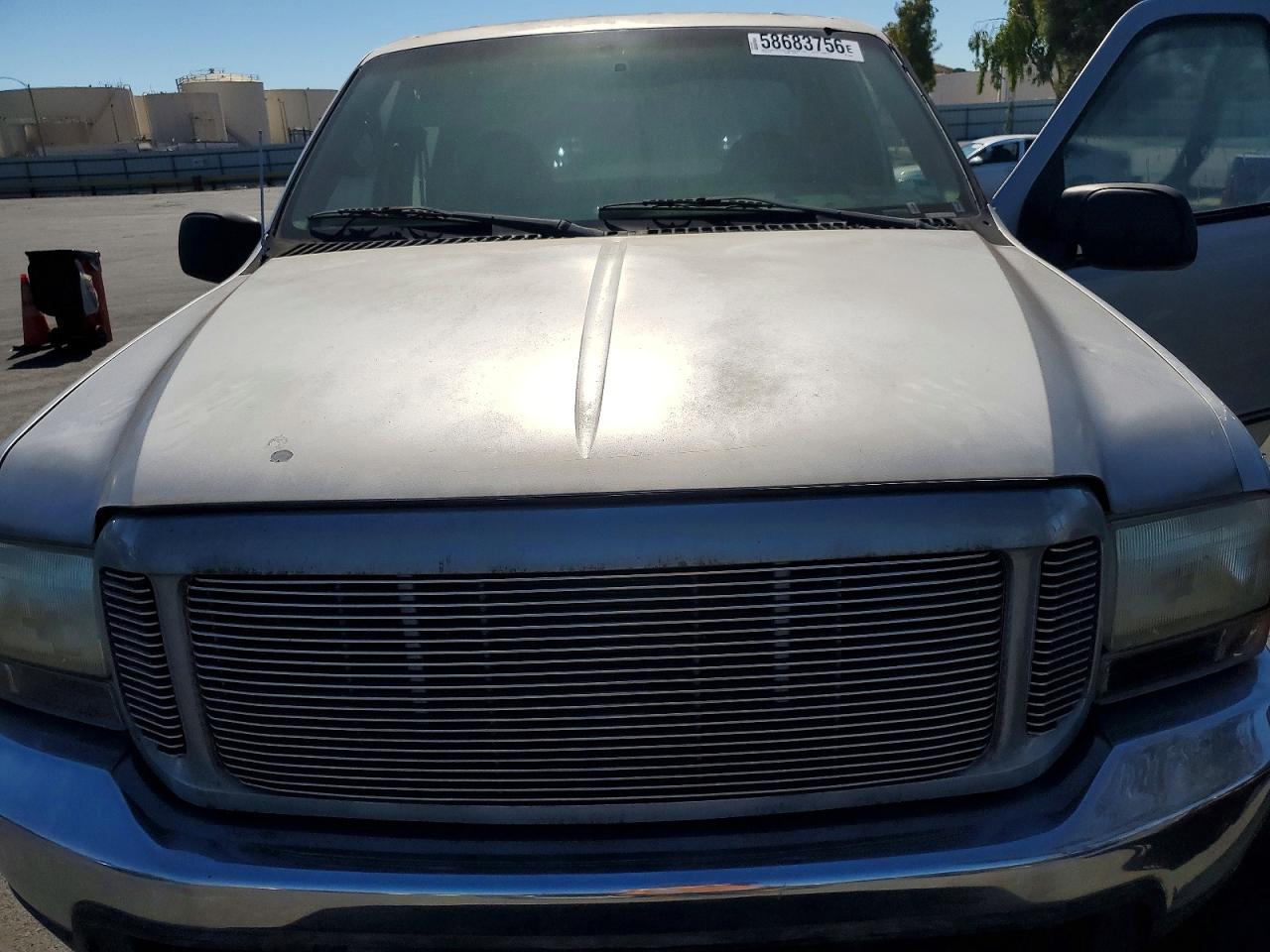 1999 Ford F250 Silver vin: 1FTNW21S9XED30040