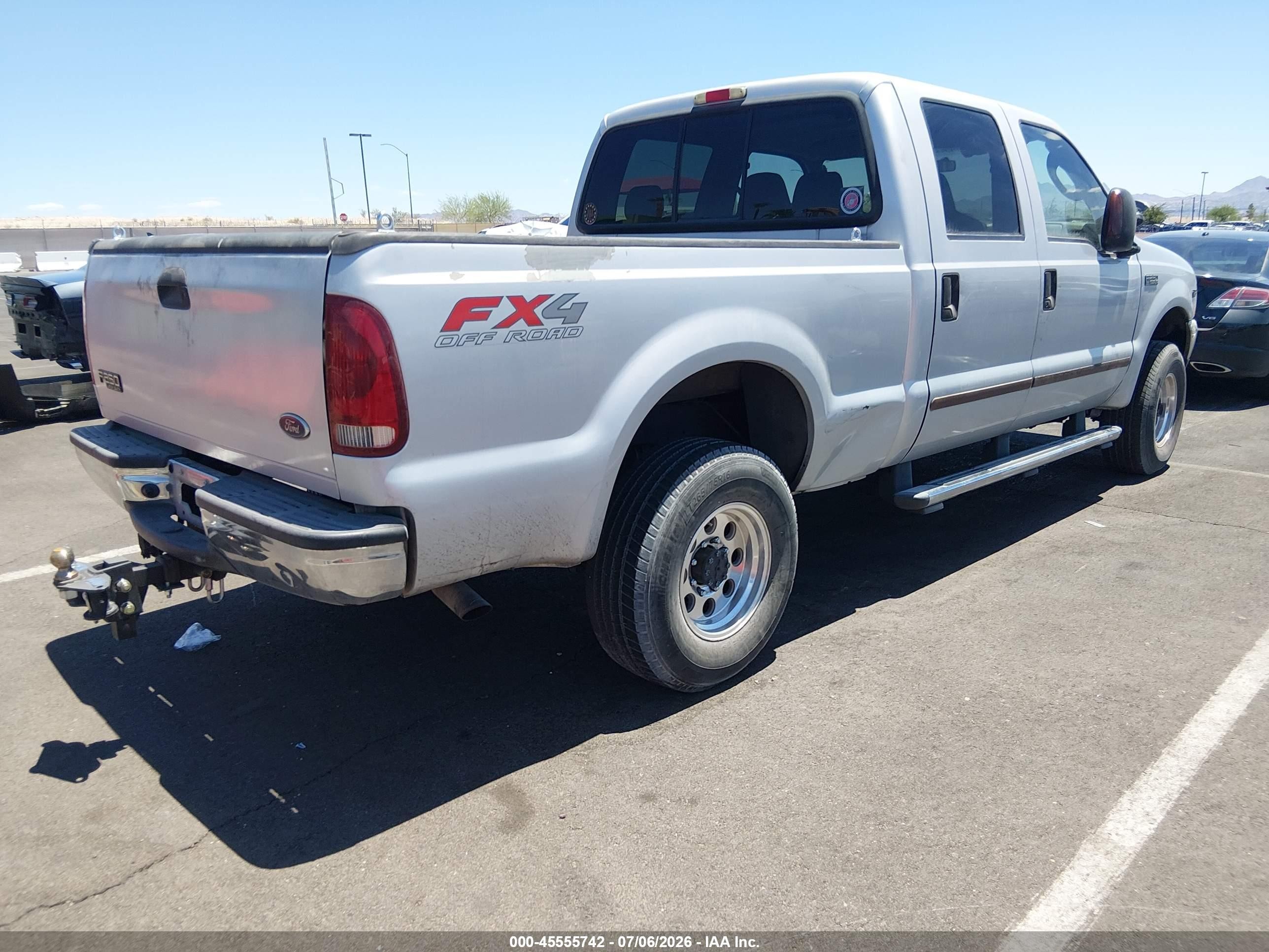 2004 Ford F-250   Silver vin: 1FTNW21SX4EC23574