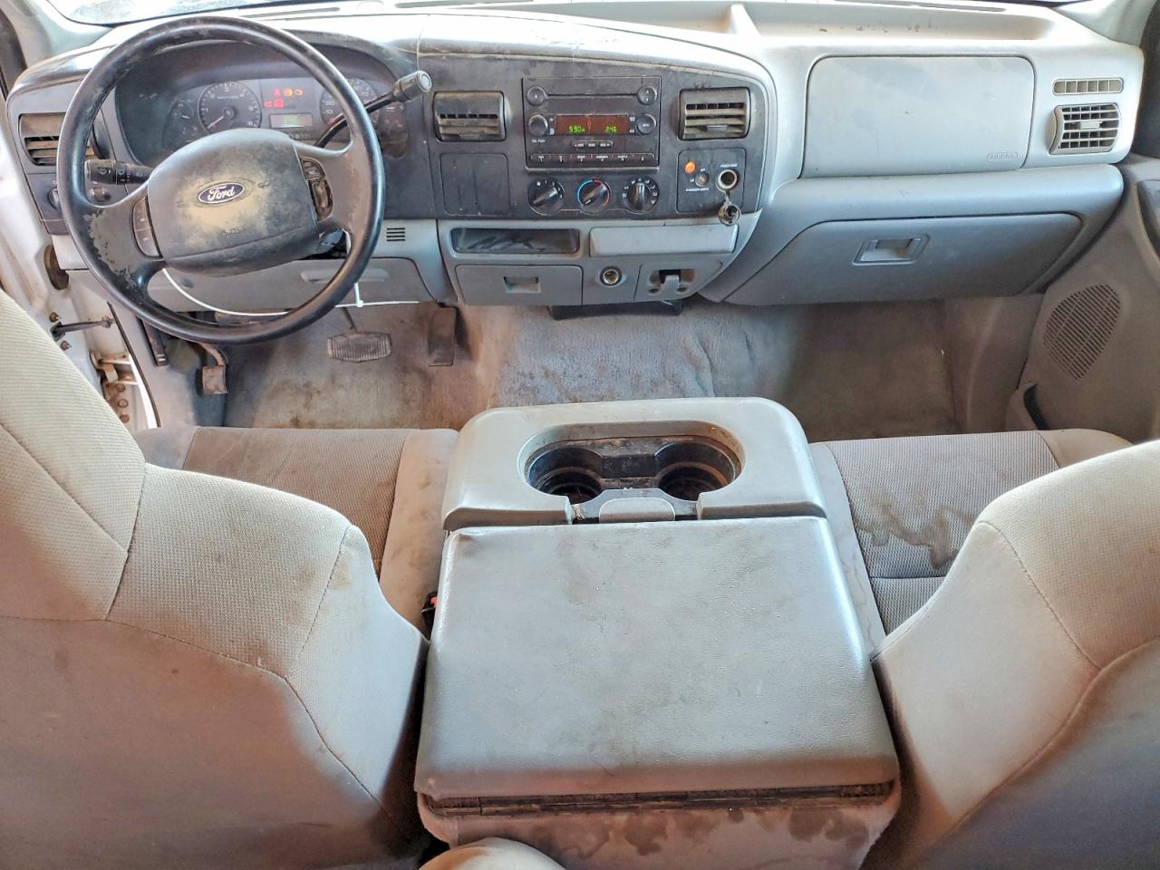 2007 Ford F250 Super Duty White vin: 1FTNX20547EB21491