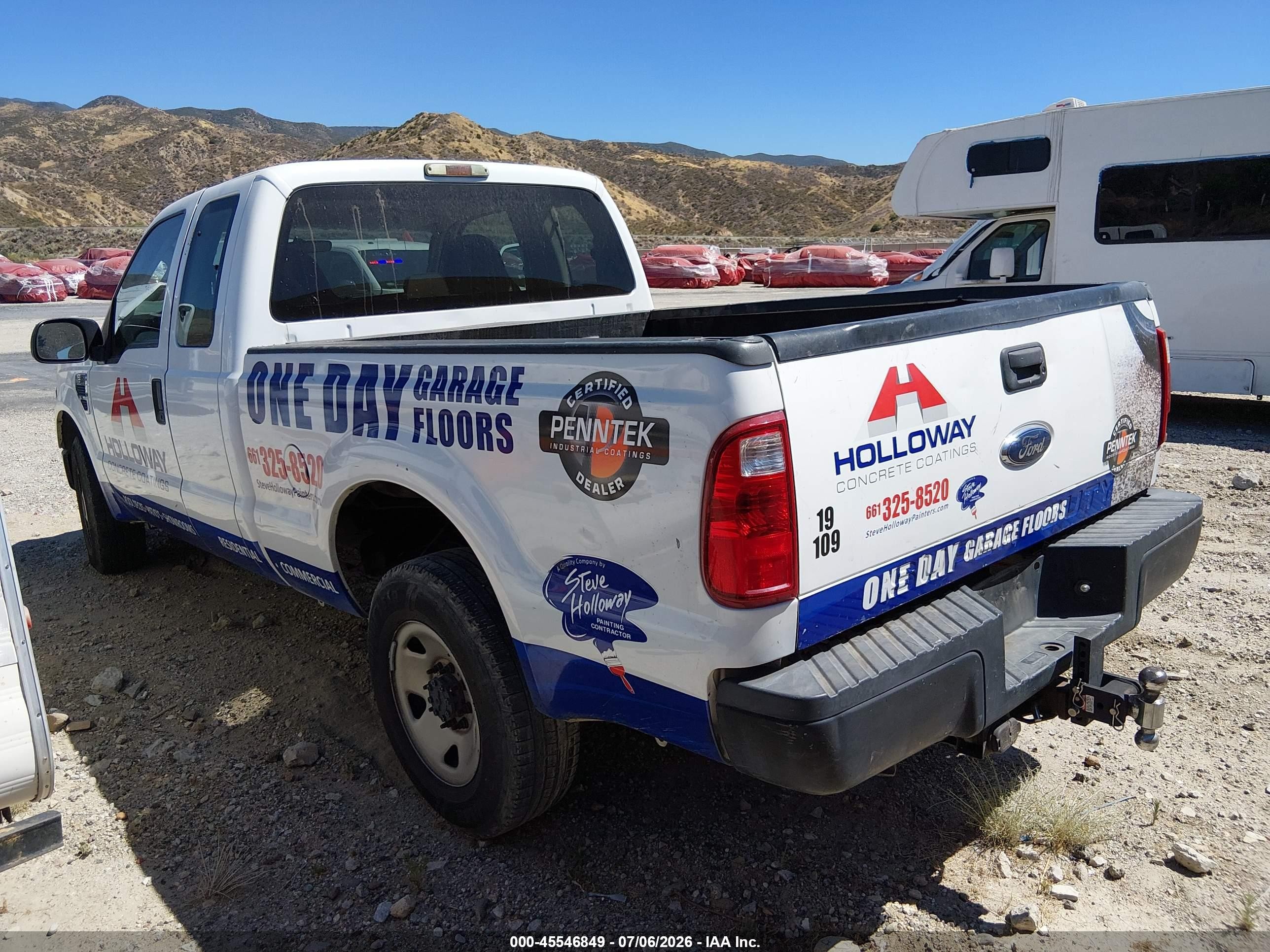 2008 Ford Super Duty F-250 Srw Lariat/xl/xlt White vin: 1FTNX20558EB86545