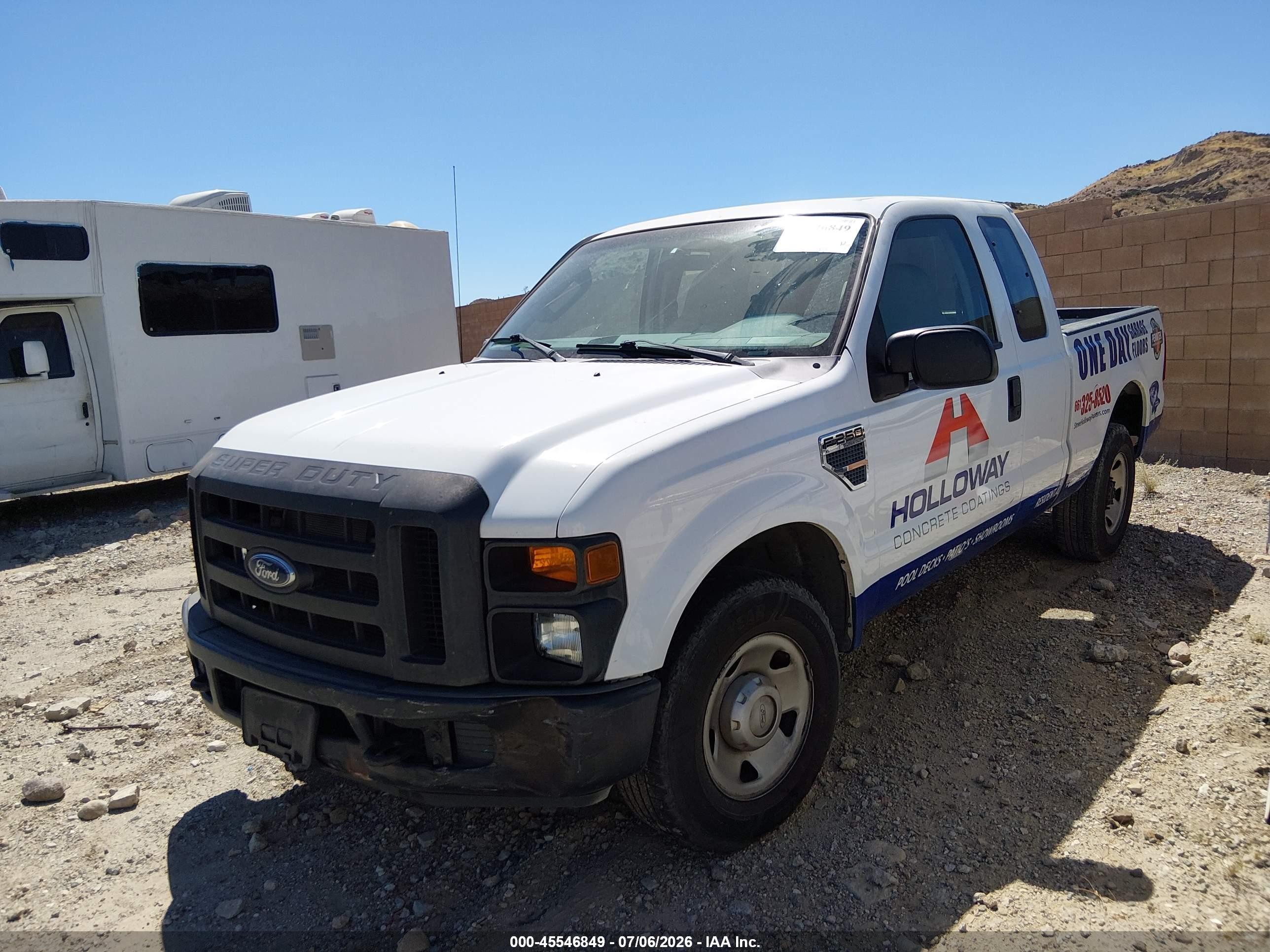 2008 Ford Super Duty F-250 Srw Lariat/xl/xlt White vin: 1FTNX20558EB86545