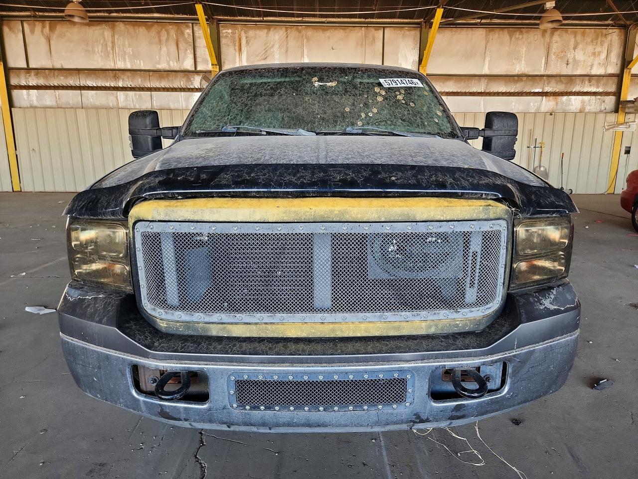 2005 Ford F250 Super Duty Gray vin: 1FTNX20585EB60808