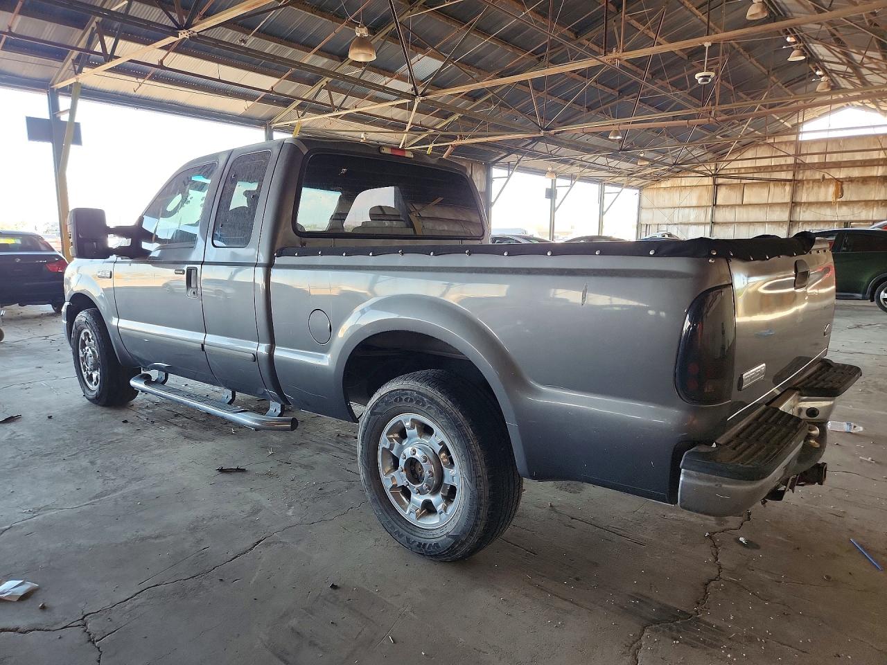 2005 Ford F250 Super Duty Gray vin: 1FTNX20585EB60808