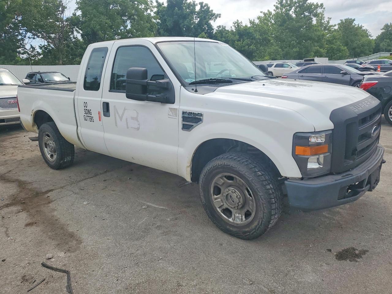 2009 Ford F250 Super Duty Белый vin: 1FTNX20599EB28696