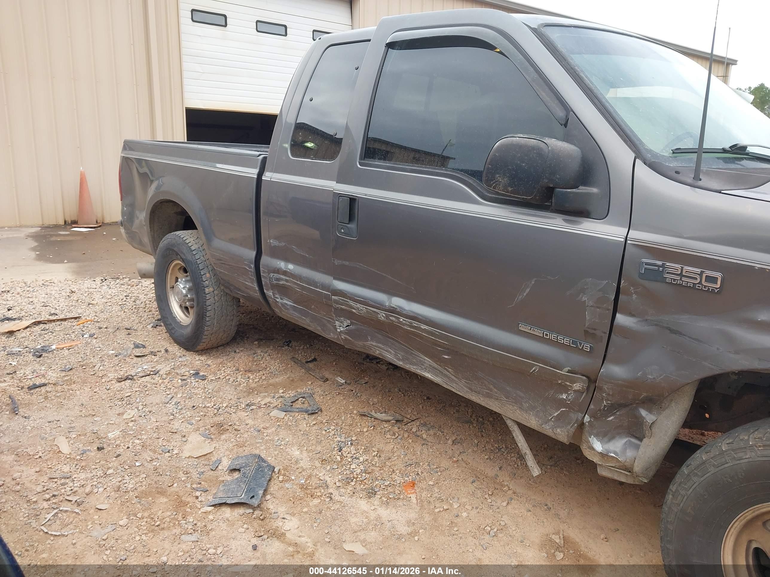 2002 Ford F-250 Lariat/xl/xlt Gray vin: 1FTNX20F02EC11156