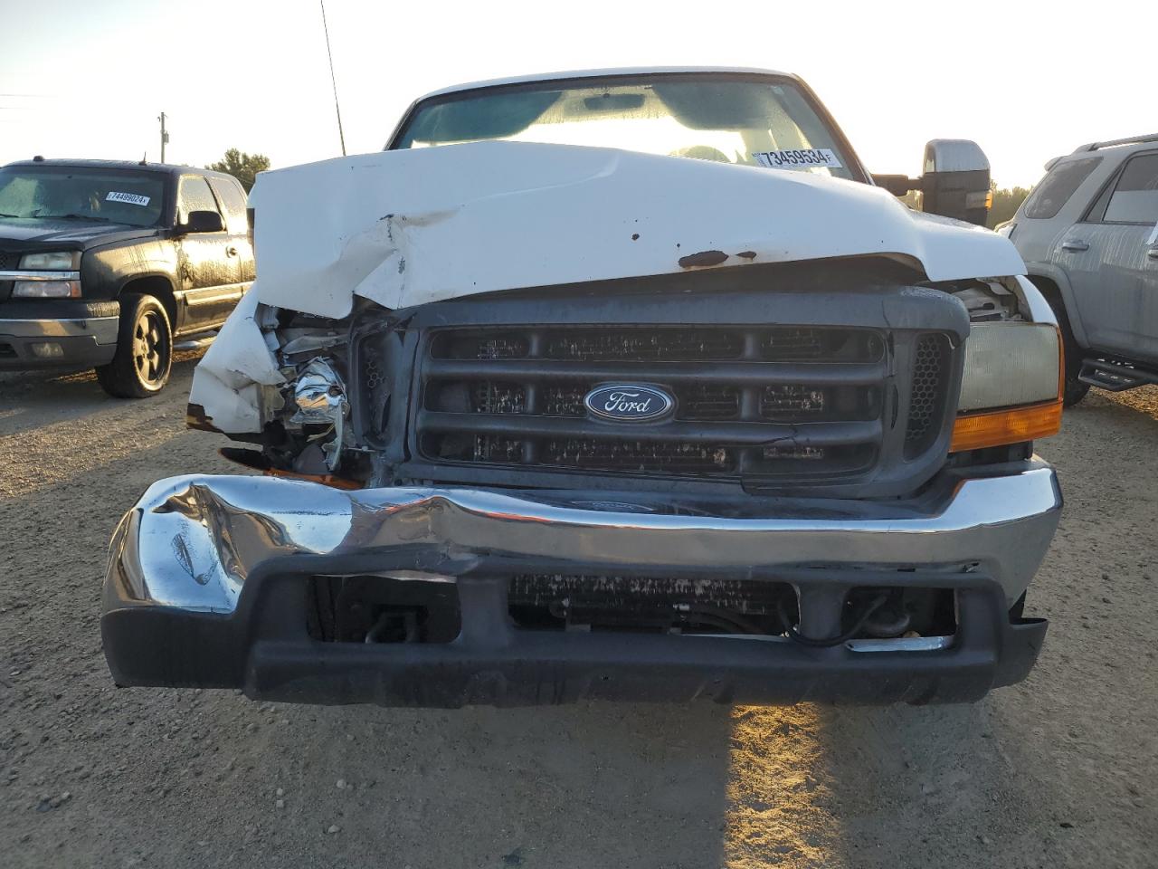 2000 Ford F250 Super Duty Super Duty White vin: 1FTNX20F0YEC58549