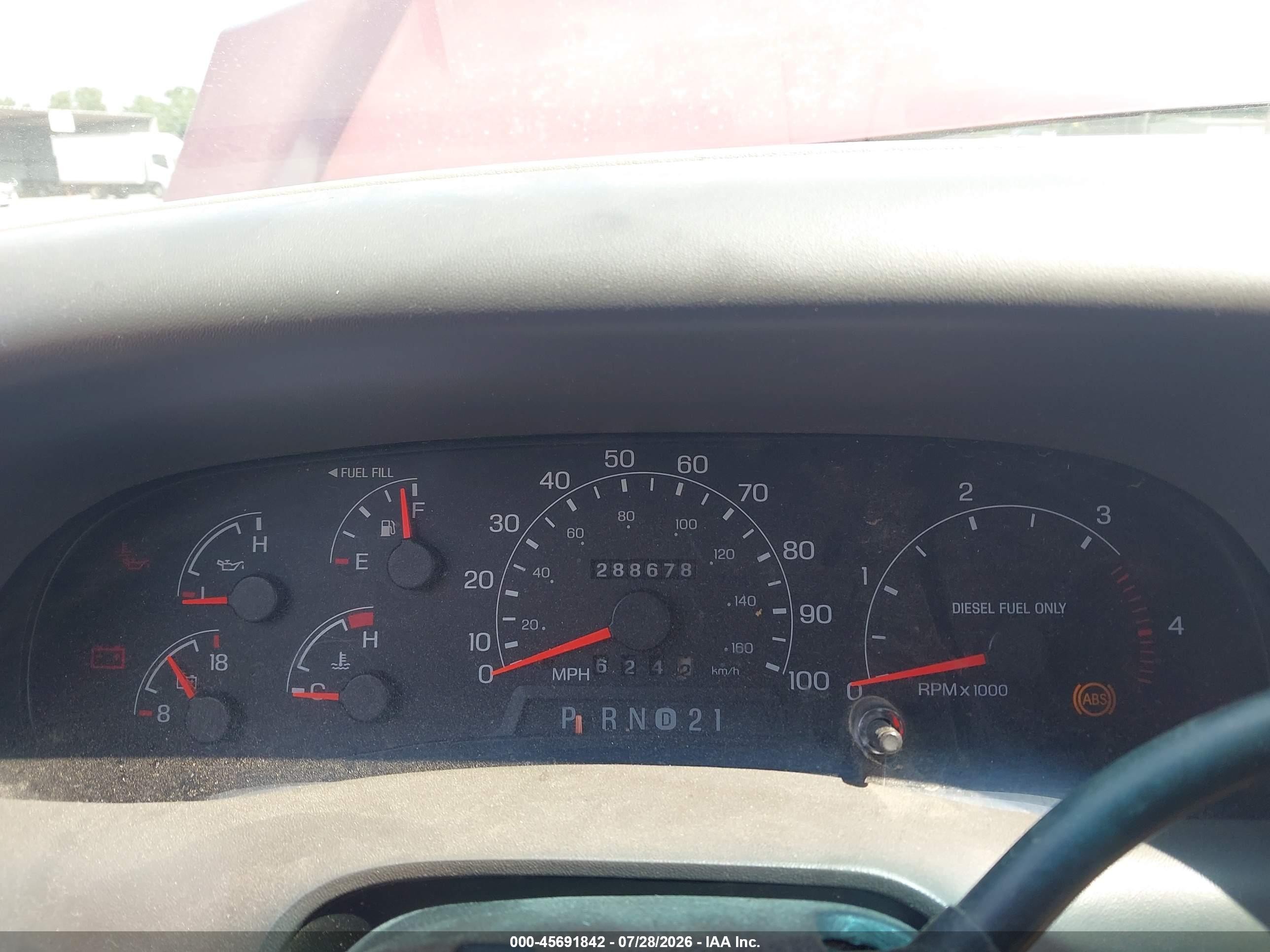2000 Ford F-250 Lariat/xl/xlt Red vin: 1FTNX20F1YEC53988