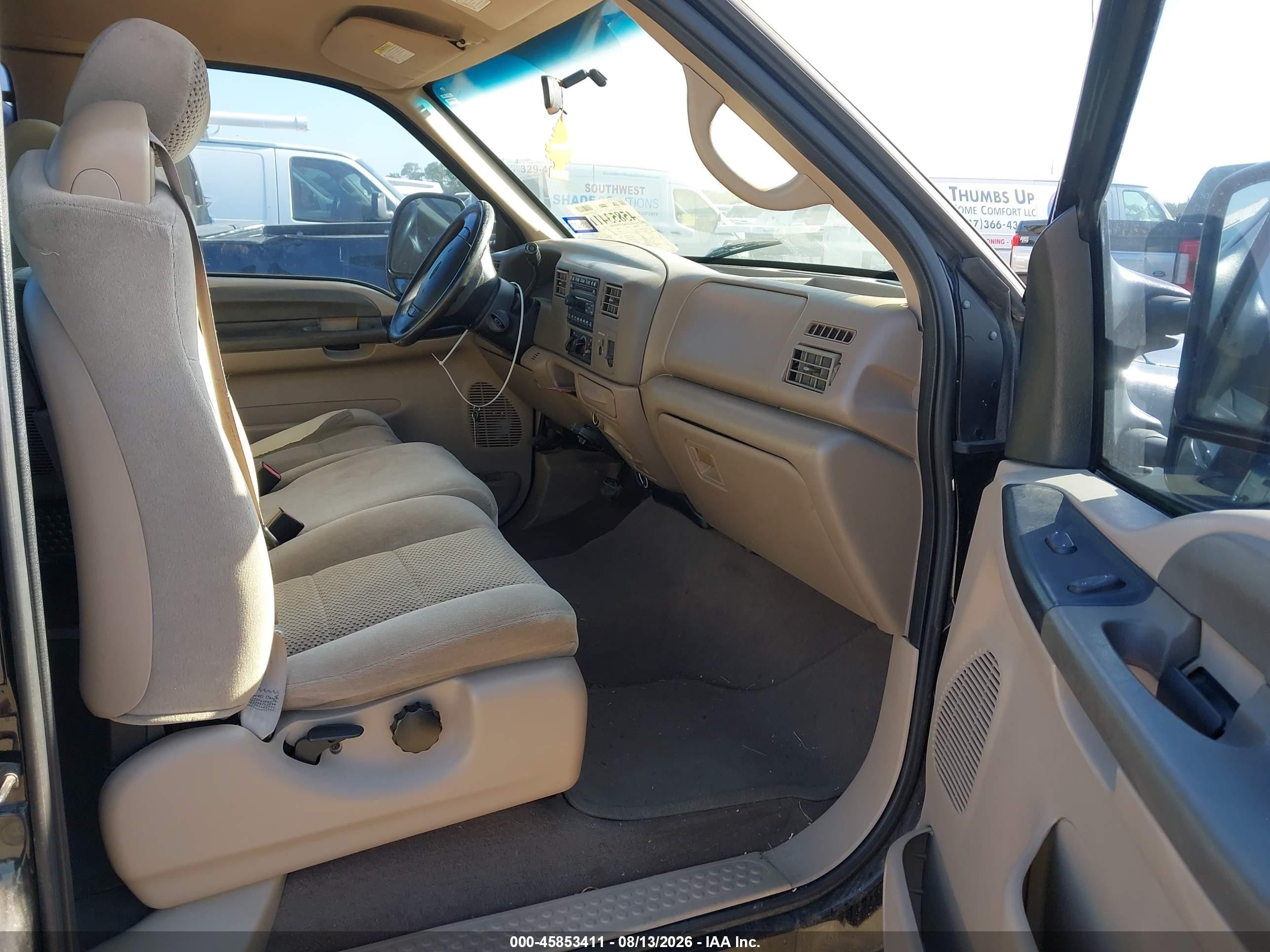 2001 Ford F-250 Lariat/xl/xlt Black vin: 1FTNX20F21EC42648