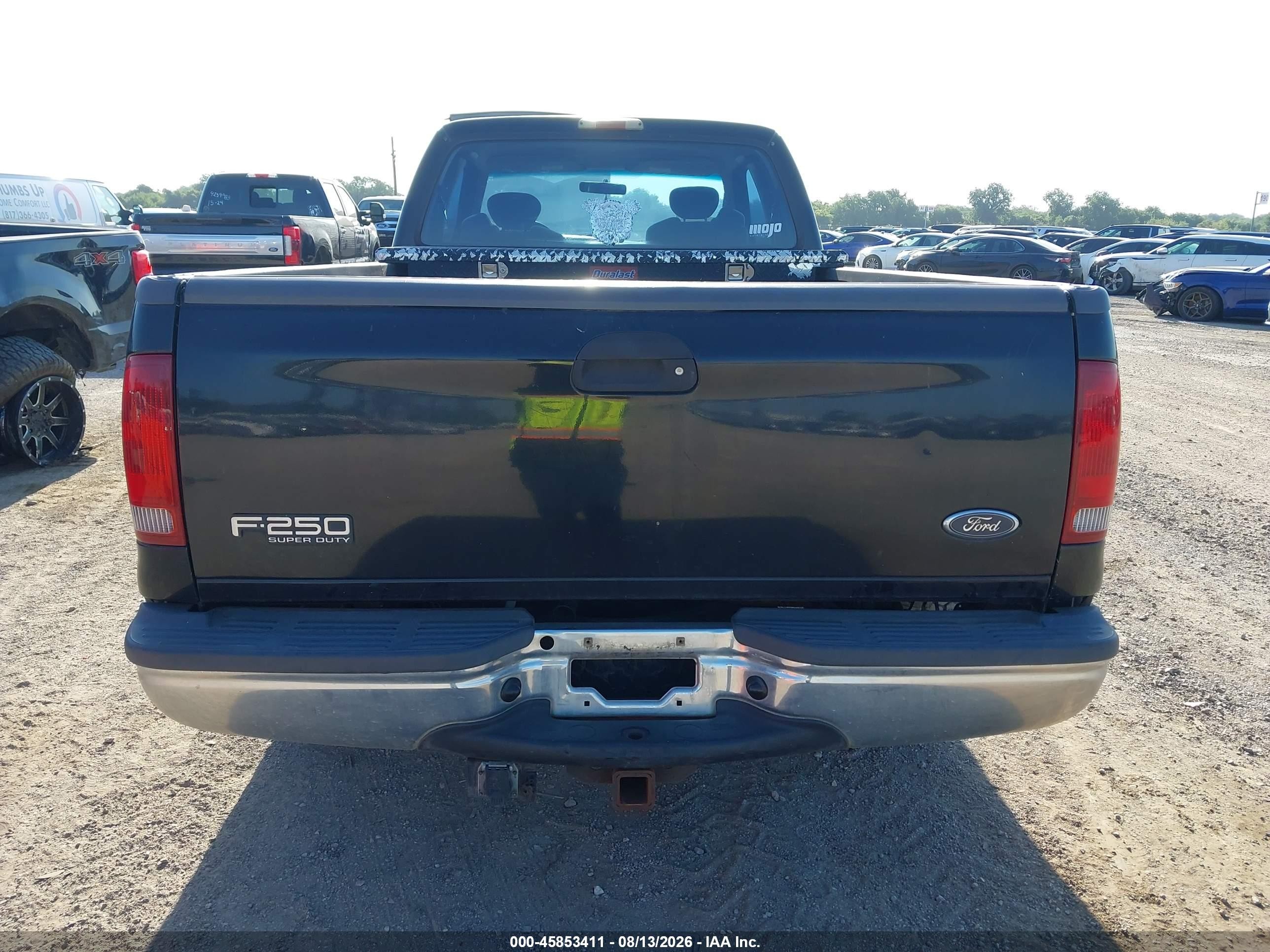 2001 Ford F-250 Lariat/xl/xlt Black vin: 1FTNX20F21EC42648