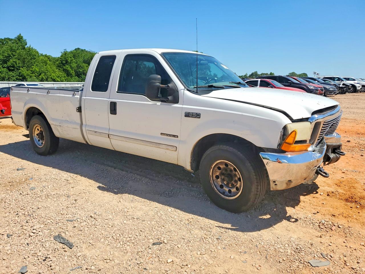 2001 Ford F250 Super Duty White vin: 1FTNX20F31EA73577