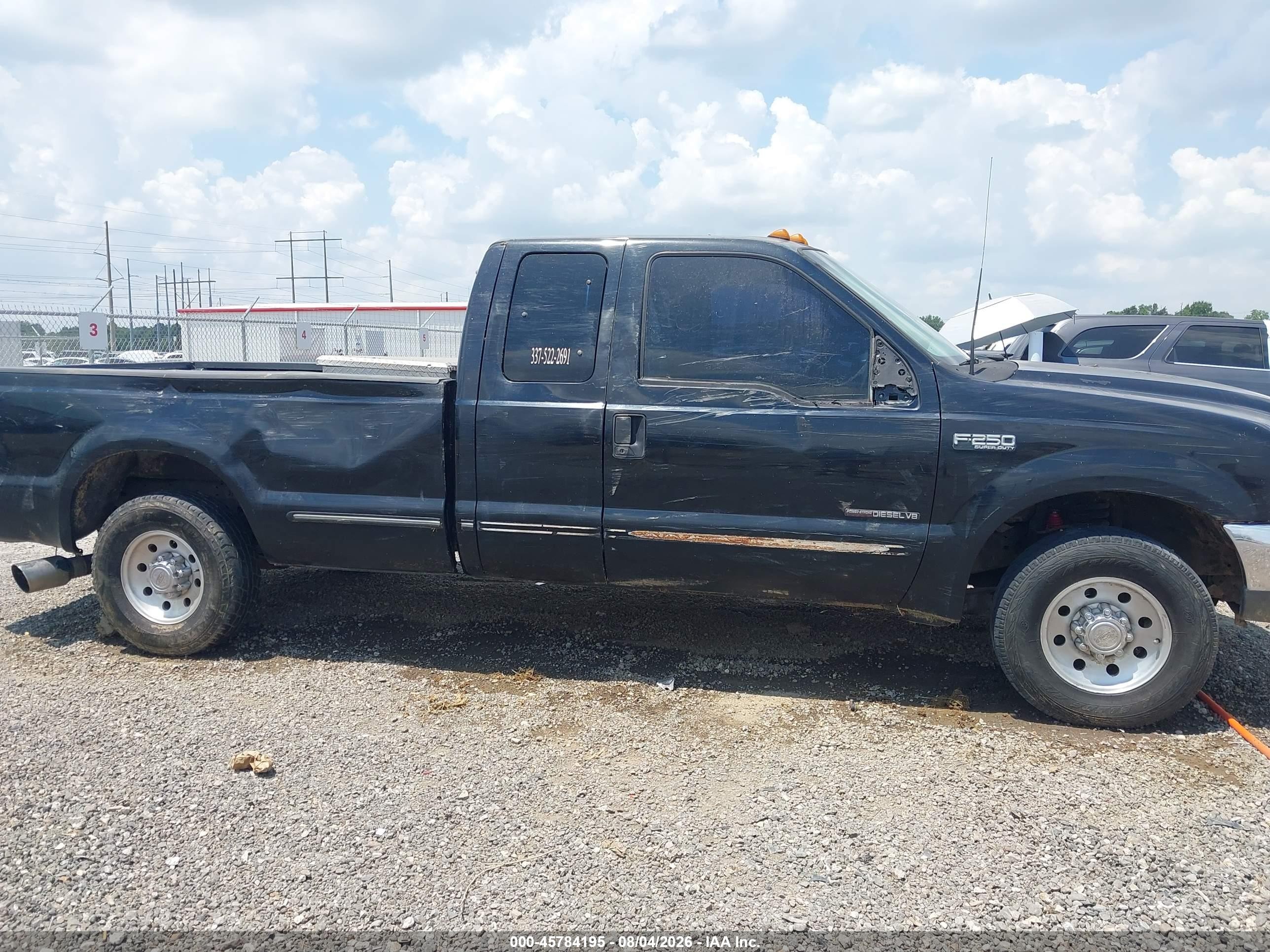 1999 Ford F-250 Lariat/xl/xlt Black vin: 1FTNX20F3XEC47950