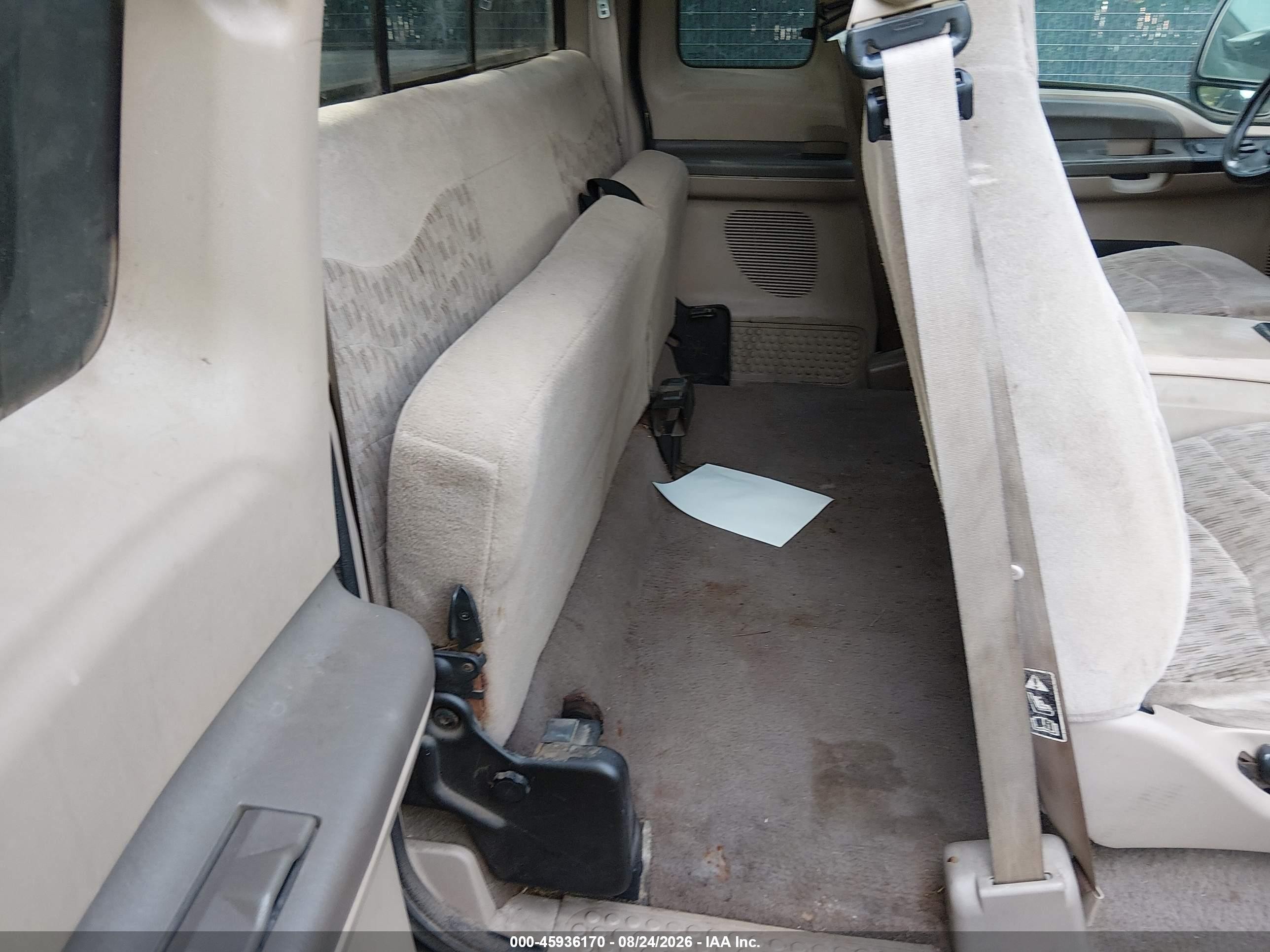 2000 Ford F-250 Lariat/xl/xlt Blue vin: 1FTNX20F3YEC62806