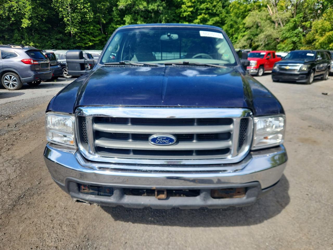 2000 Ford F250 Super Duty Blue vin: 1FTNX20F6YEC35728