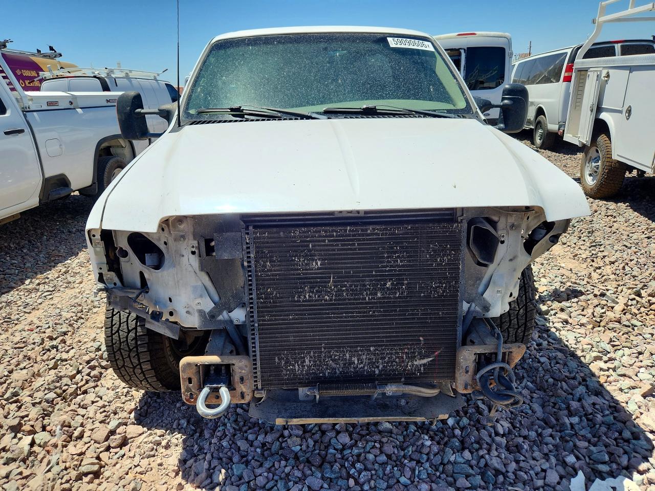 2000 Ford F250 Super Duty White vin: 1FTNX20F6YED96936
