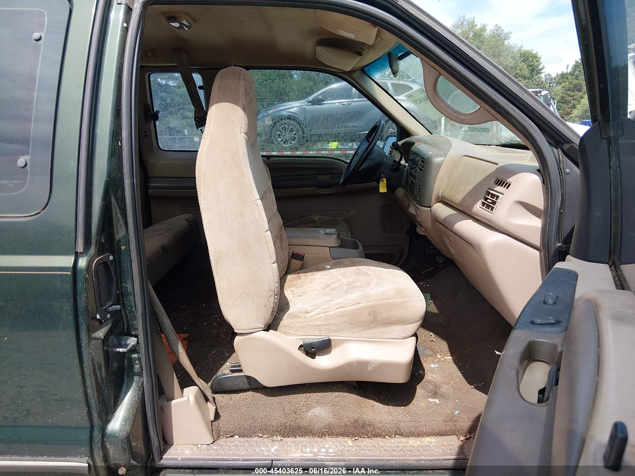1999 Ford F-250 Lariat/xl/xlt Green vin: 1FTNX20F8XEE58691
