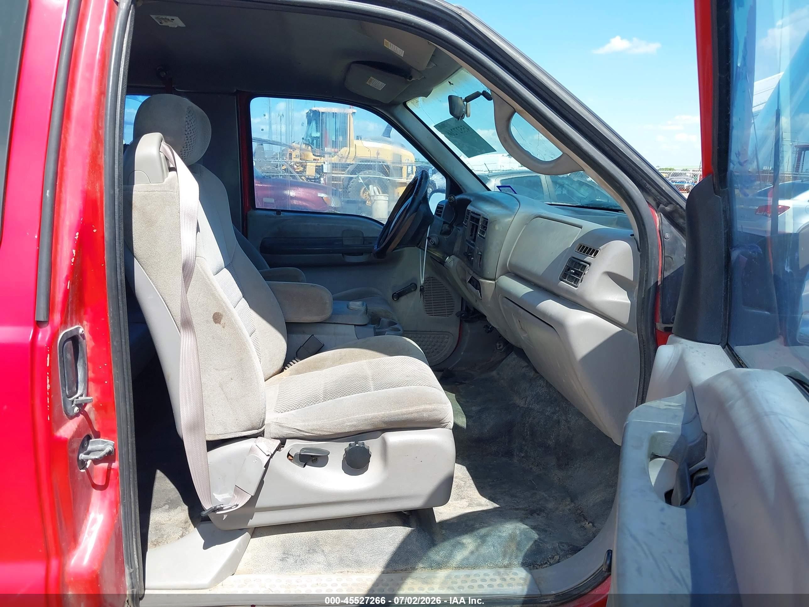 2001 Ford F-250 Lariat/xl/xlt Red vin: 1FTNX20F91EC28374