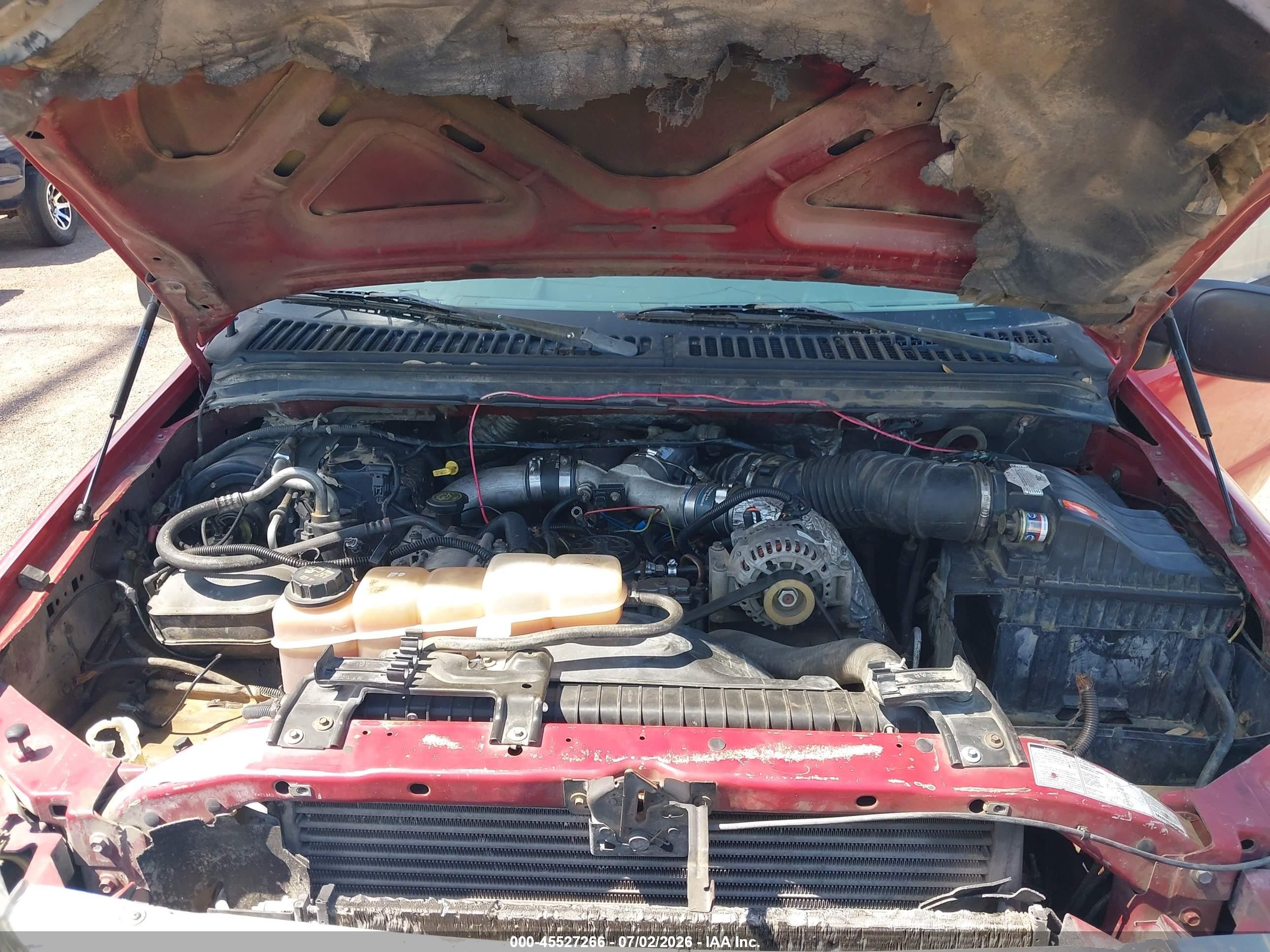 2001 Ford F-250 Lariat/xl/xlt Red vin: 1FTNX20F91EC28374