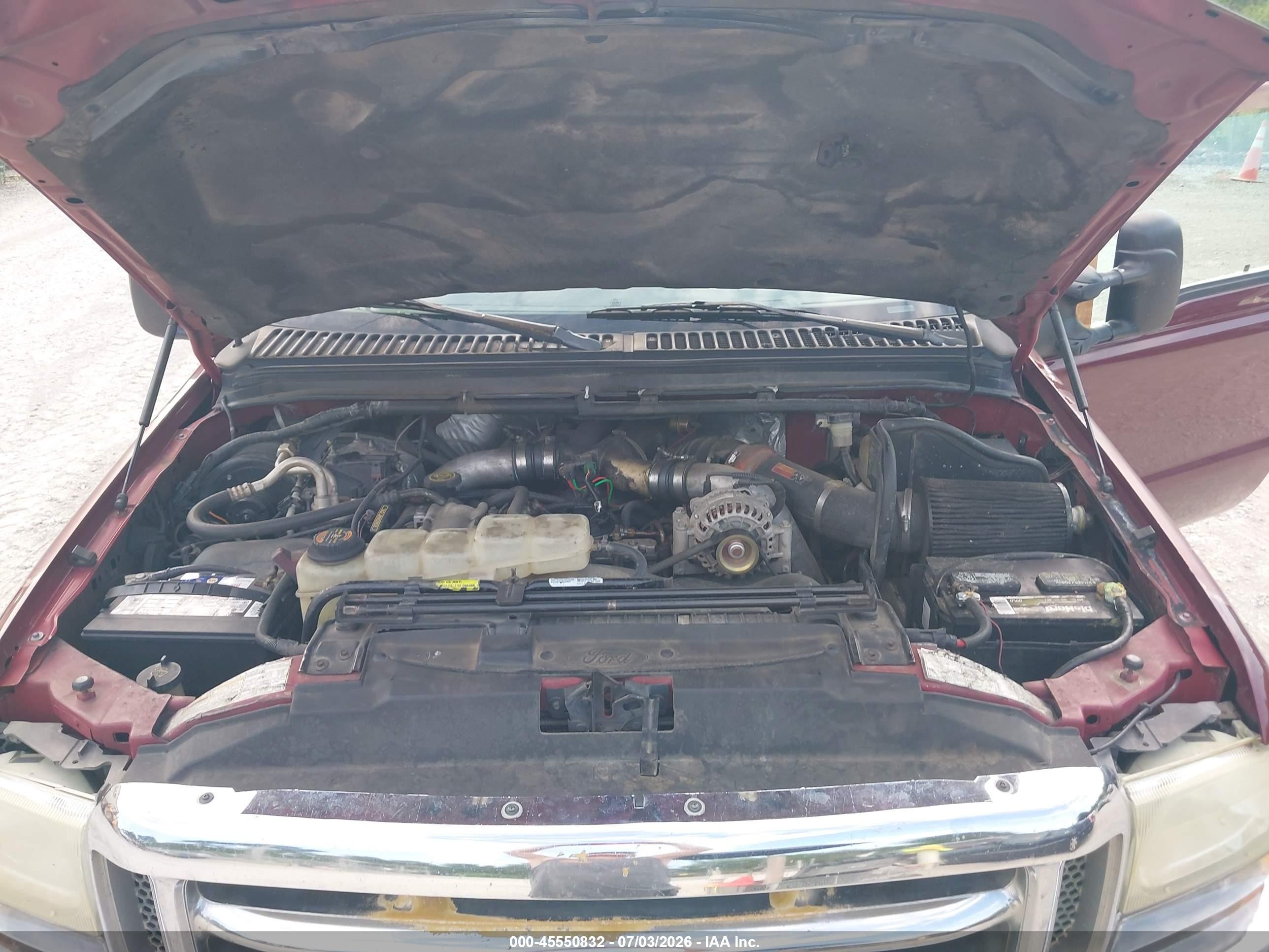 2000 Ford F-250 Lariat/xl/xlt Maroon vin: 1FTNX20F9YEB20346